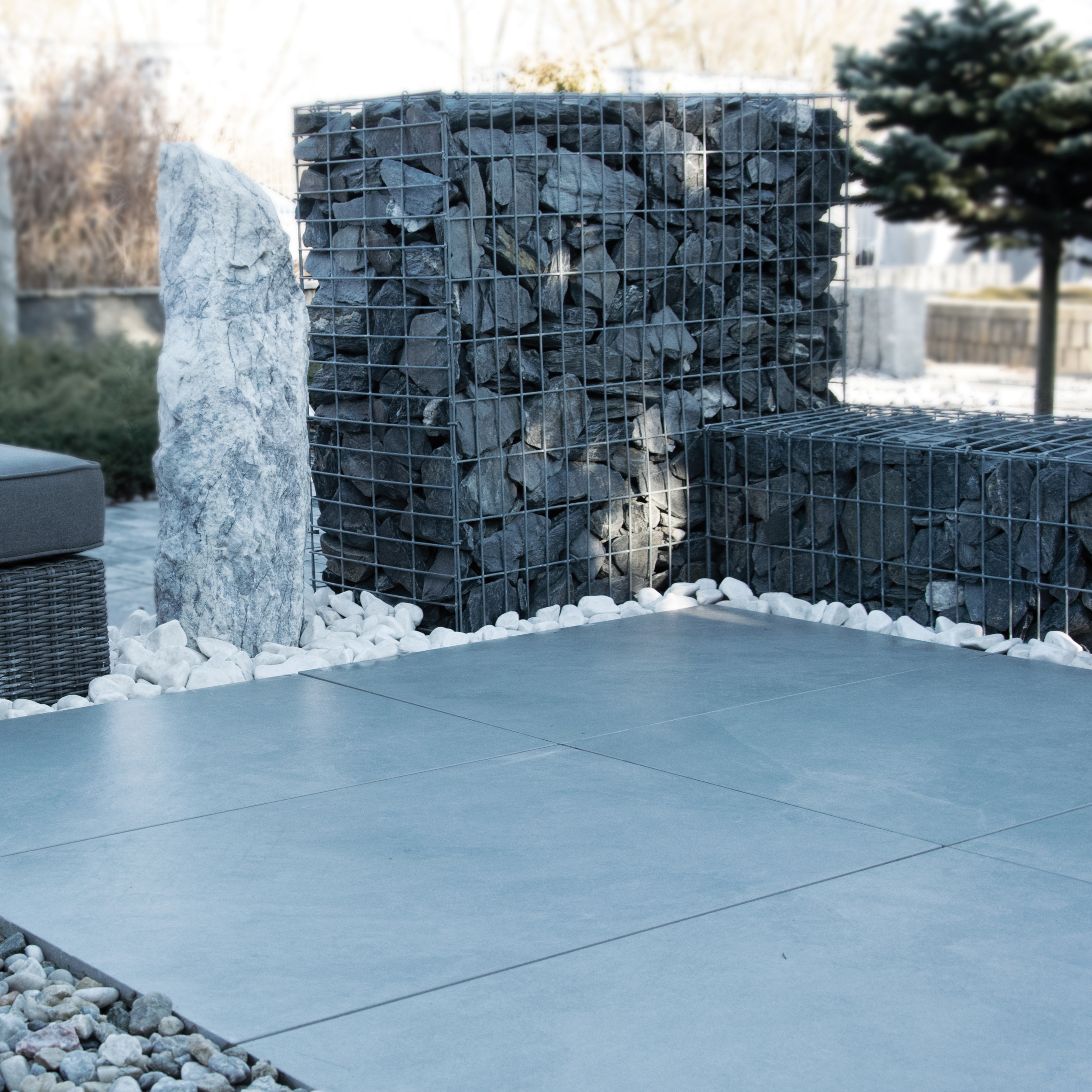 Panel ogrodzeniowy Gabion 2D 40x40 cm ocynk - 4