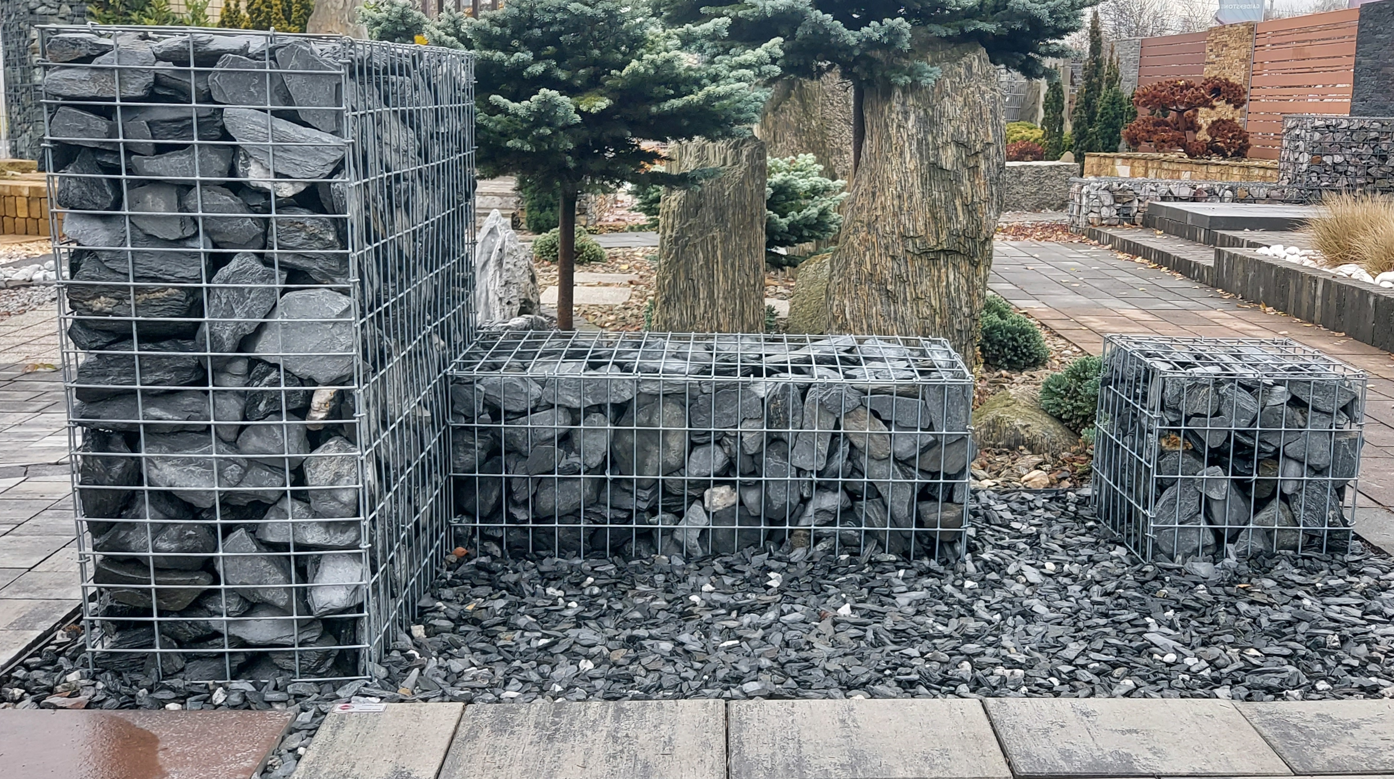 Panel ogrodzeniowy Gabion 2D 40x40 cm ocynk - 3