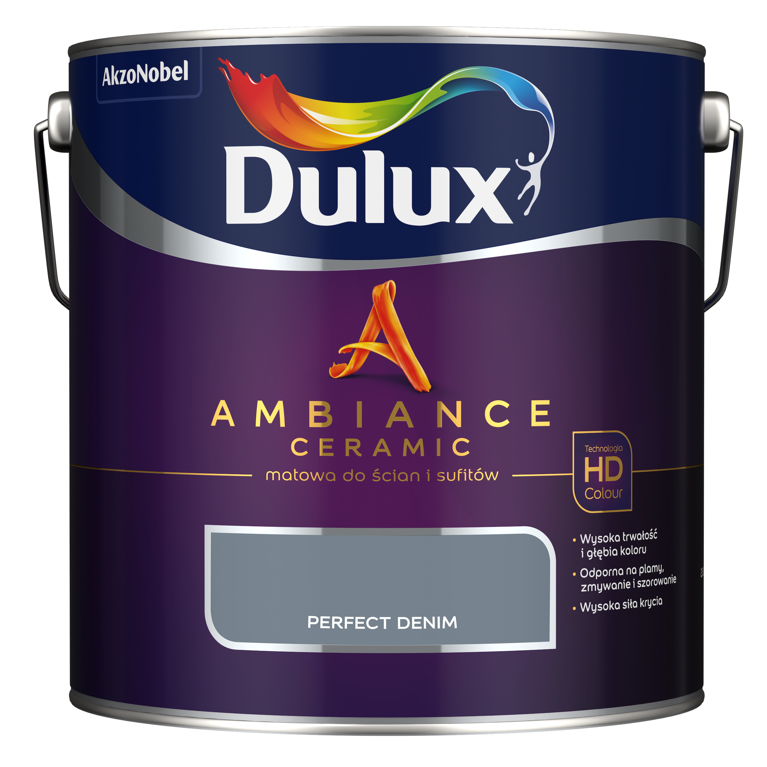 Farba Dulux Ambiance Ceramic Perfect denim 2.5 l - 5
