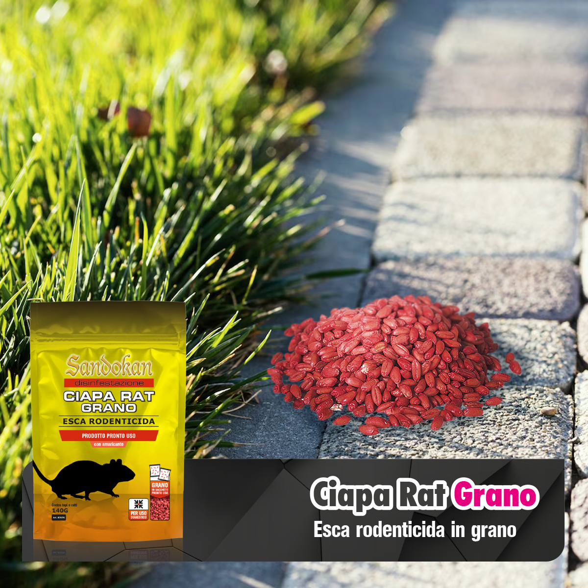 Topicida SANDOKAN SANDOKAN CIAPARAT grano 140 gr - 2