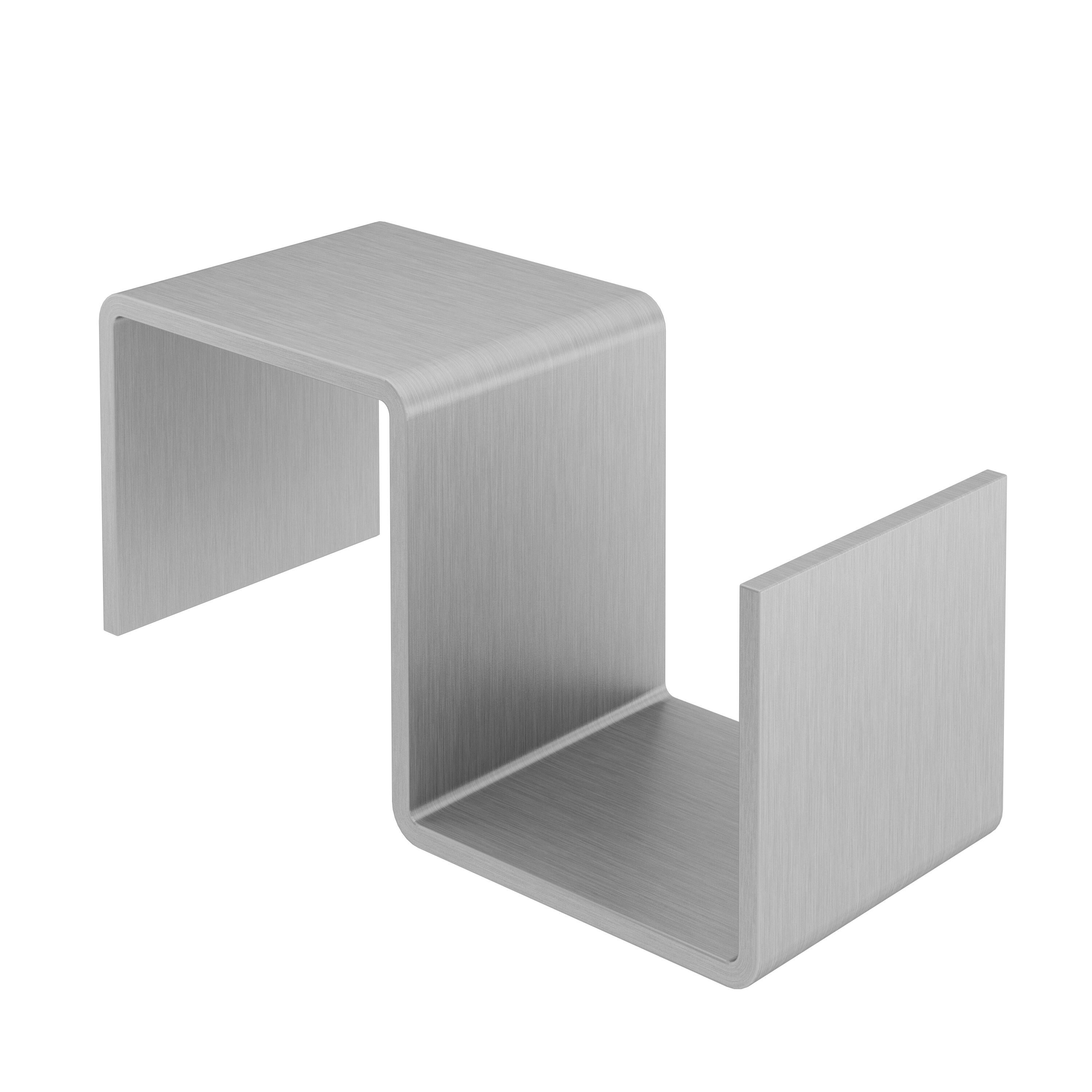 Lot de 2 crochets S en inox pour barre de crédence DELINIA ID - 4