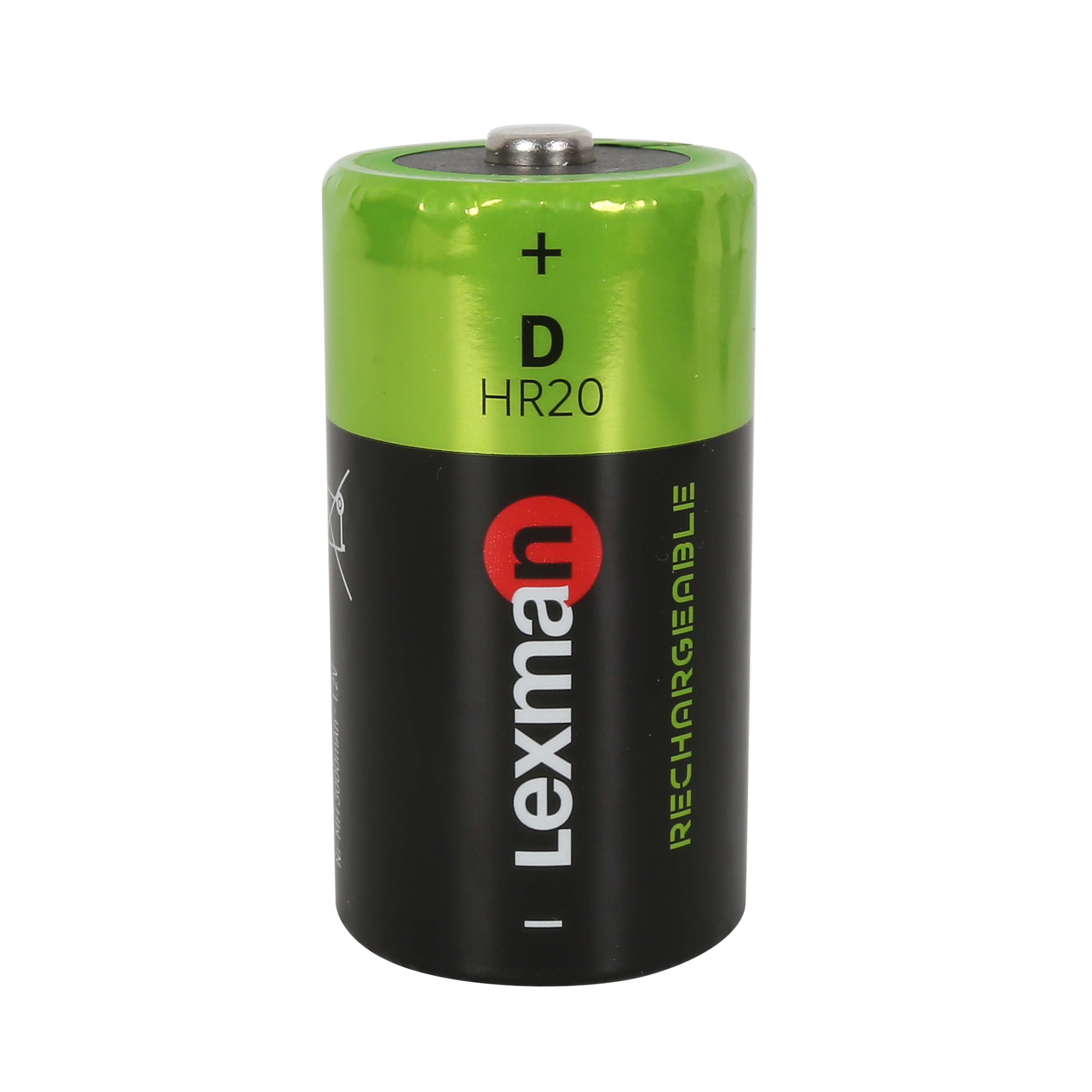 Lot de 2 piles rechargeable hr20, 3000 mAh, LEXMAN - 2