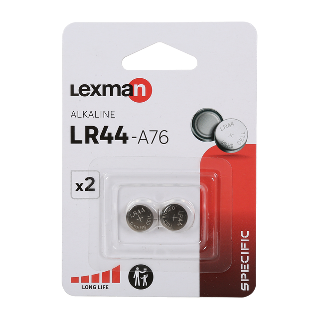 2 pilas alcalinas LEXMAN LR44 V13GA