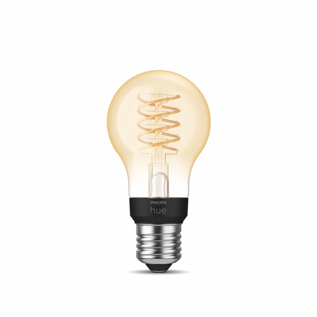 Bombilla Inteligente LED E27 forma estándar 550 lúmenes 7W color de la luz blanco cálido 2100K clase energética G