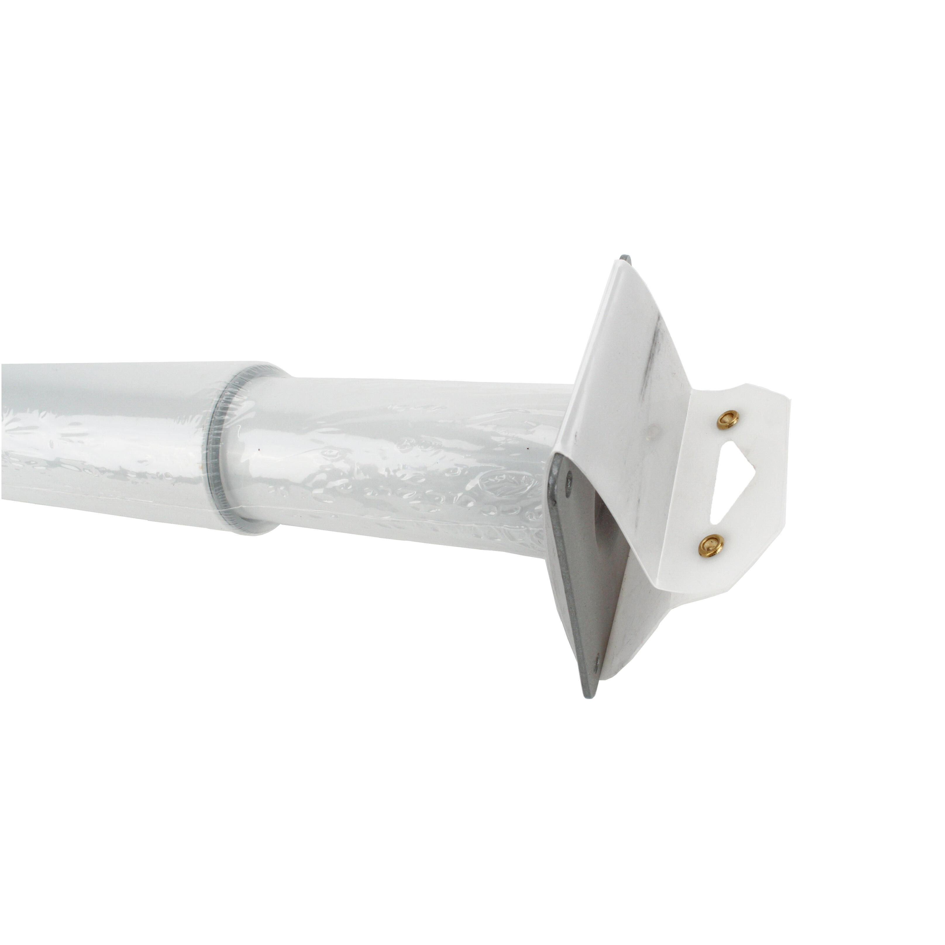 Pied de table blanc, diamètre 6 cm x hauteur réglable de 70 à 110 cm - 7