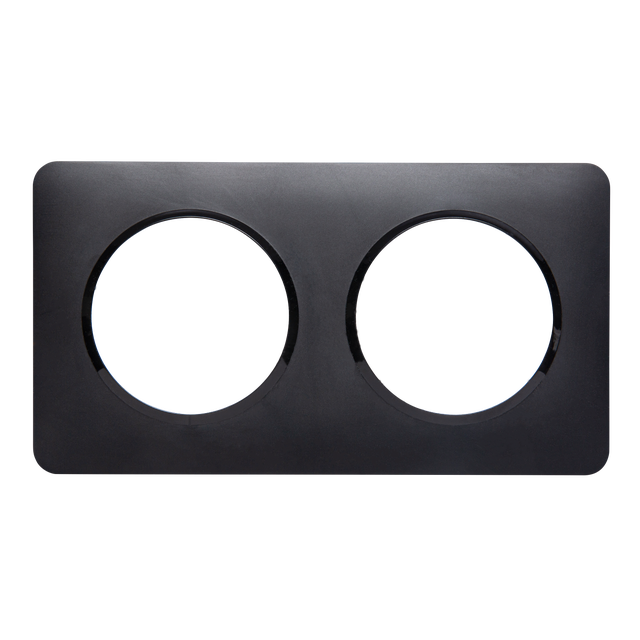 Plaque double Lumia, LEXMAN, black