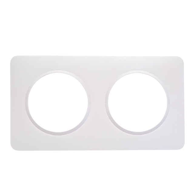 Plaque double Lumia, LEXMAN, blanc