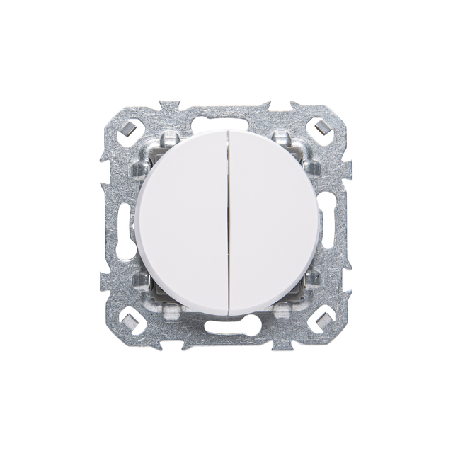 Double interrupteur va-et-vient Lumia,LEXMAN blanc