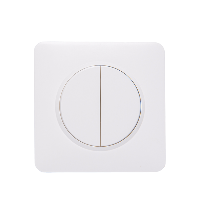 Double interrupteurs va-et-vient Lumia,LEXMAN blanc