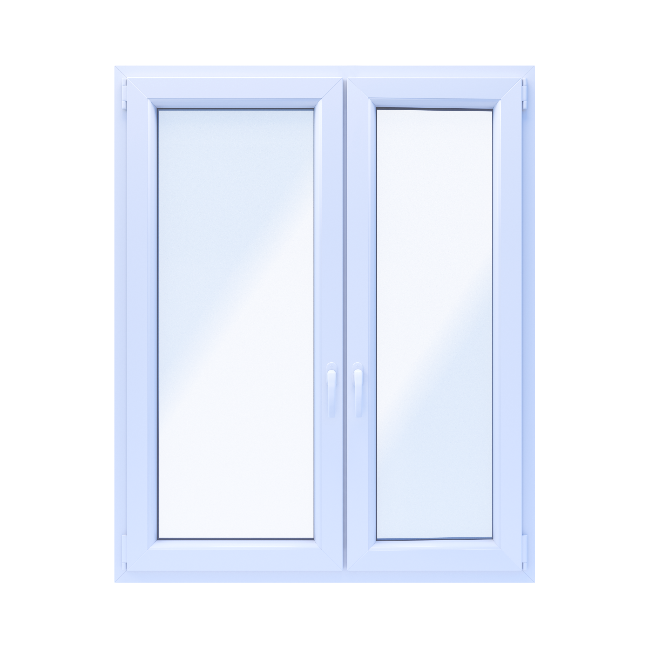 Okno PCV 2-szybowe fasadowe O32A białe 1165x1435 mm otwierane do wewnątrz prawe