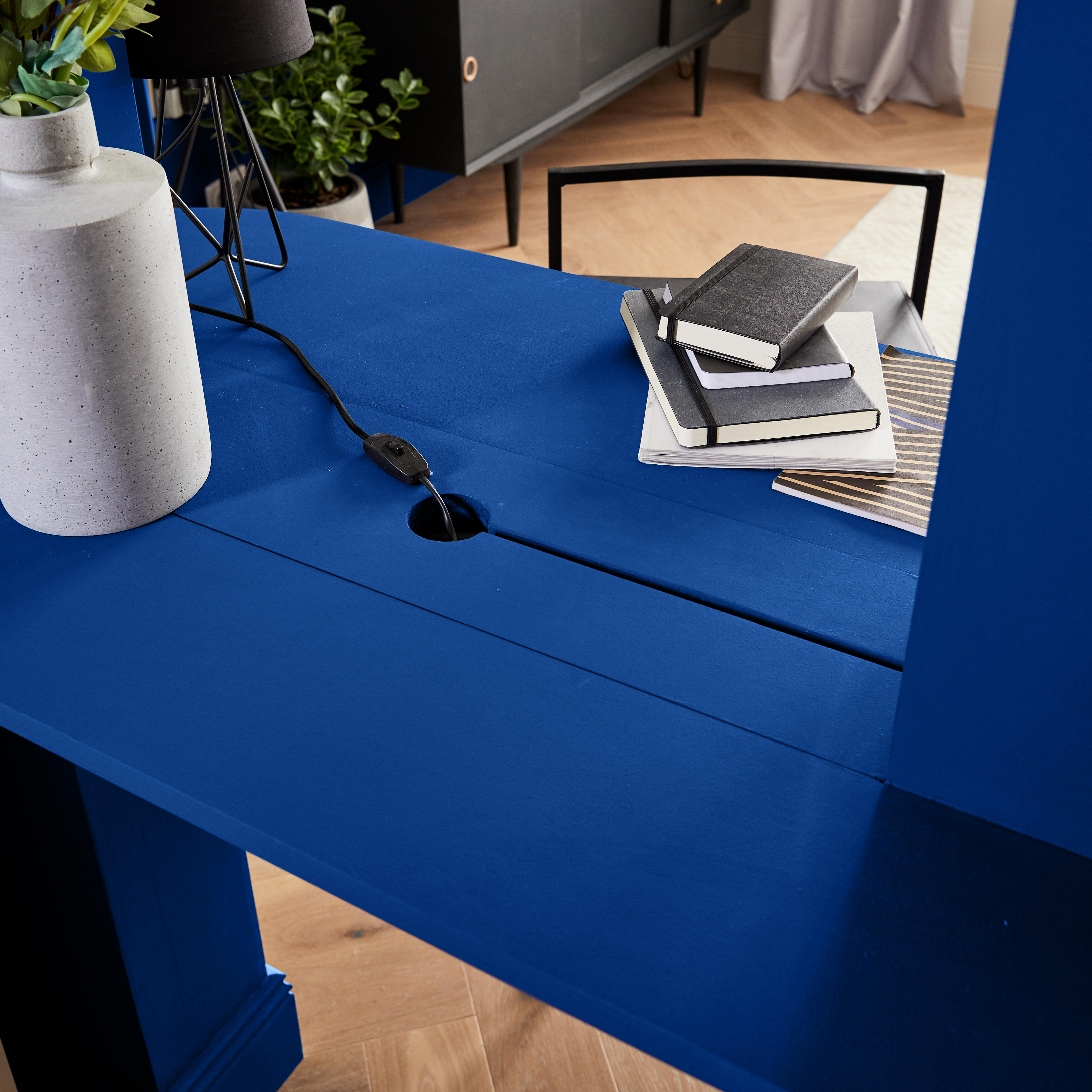 Esmalte de interior multisuperficies LUXENS color saphir 2 brillante 750ml para ventanas - 4