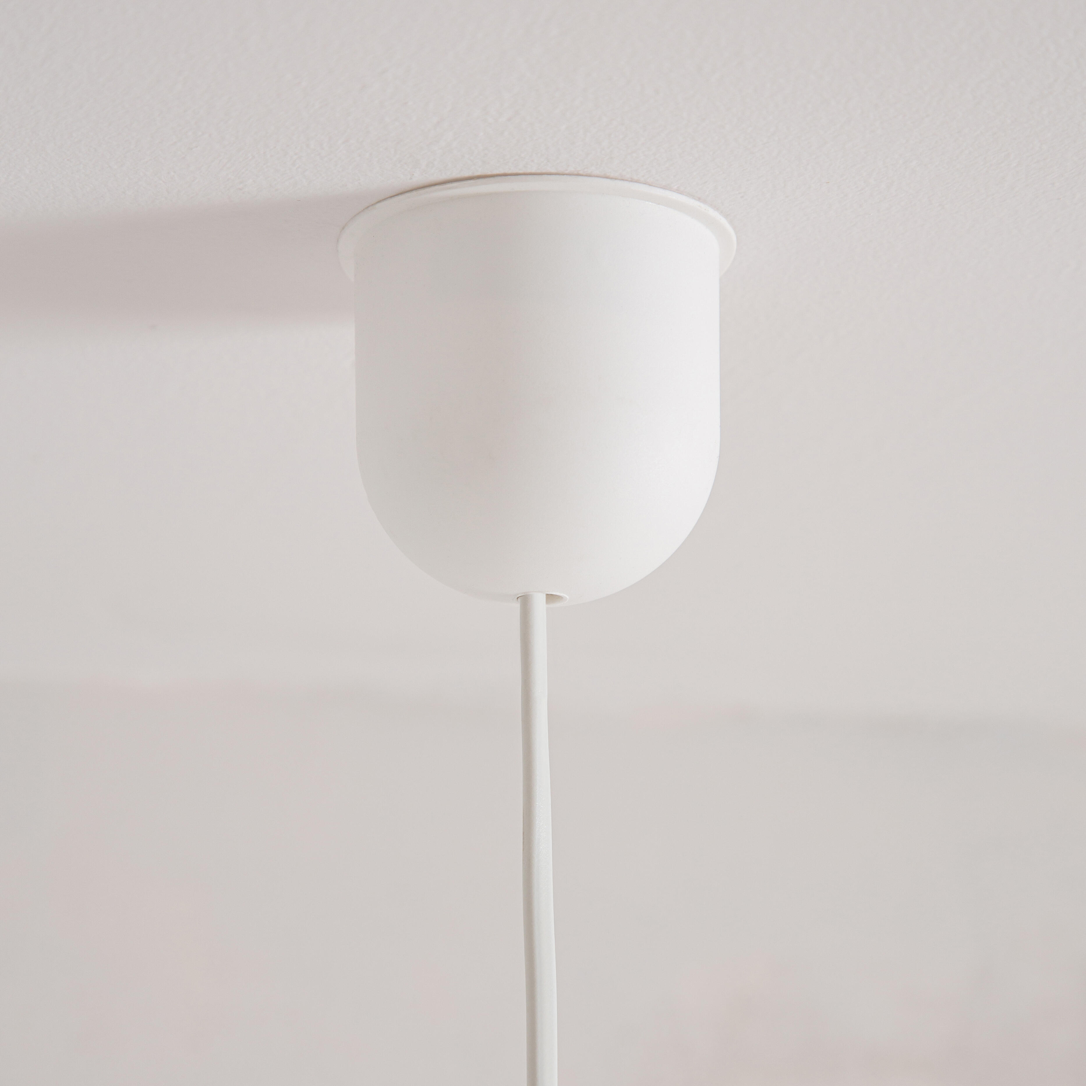Lámpara de techo colgante de bambú marrón 1 luz E27 Kami 30 cm y altura regulable - 10