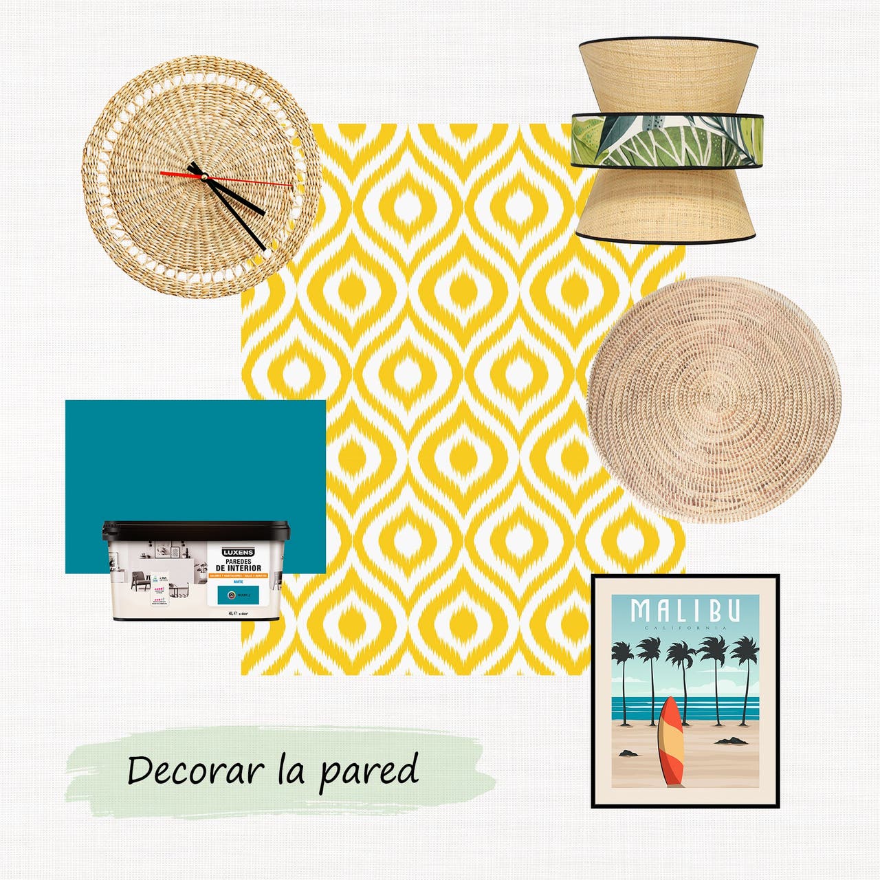 Diapositive Colores y materiales que recuerdan al verano