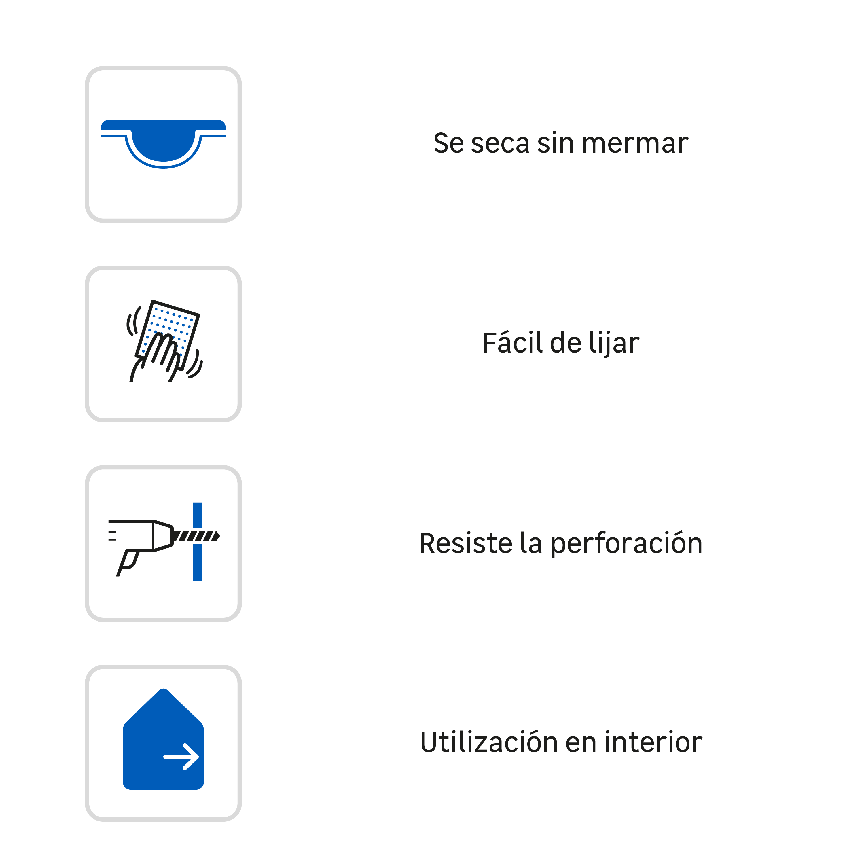 Plaste para rellenar en polvo AXTON 5 kg - 4