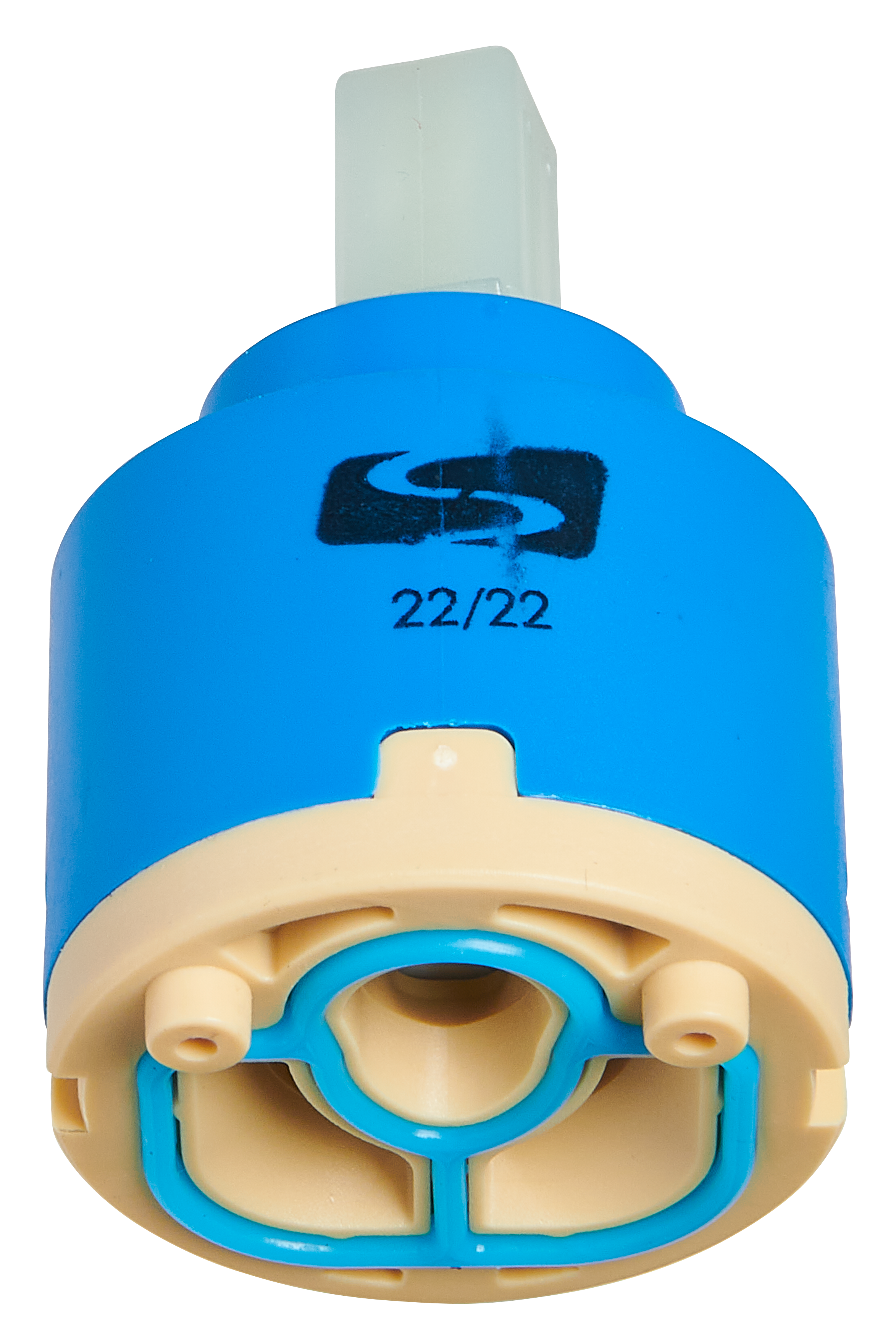 Głowica do baterii 40 mm niska niebieska EQUATION