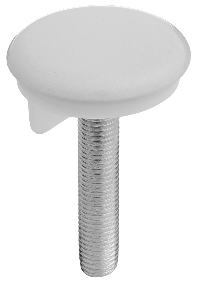 Korek zaślepiający do umywalki 44 mm biały EQUATION