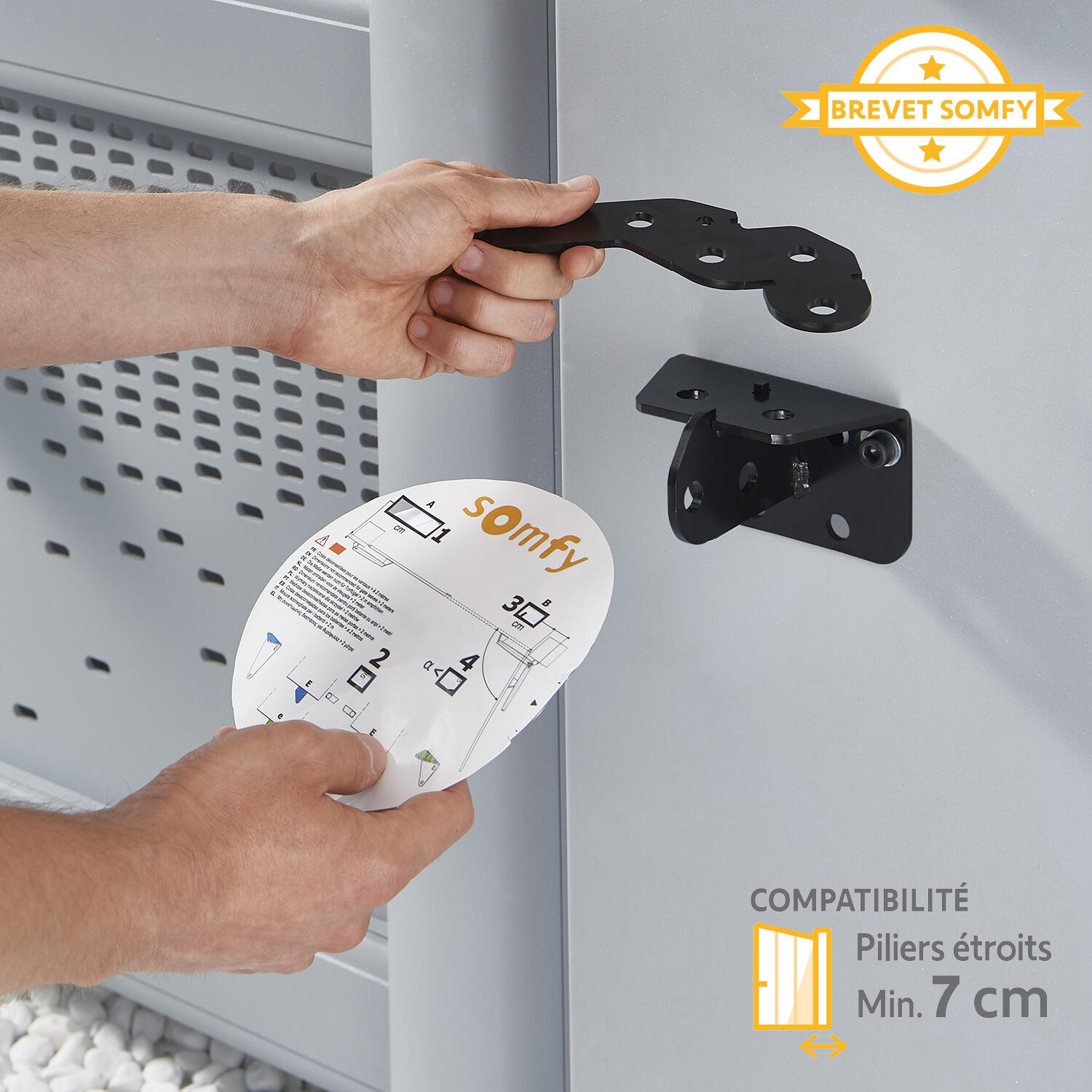 Moteur de portail à verins connecté, SOMFY, Exavia XL - 3
