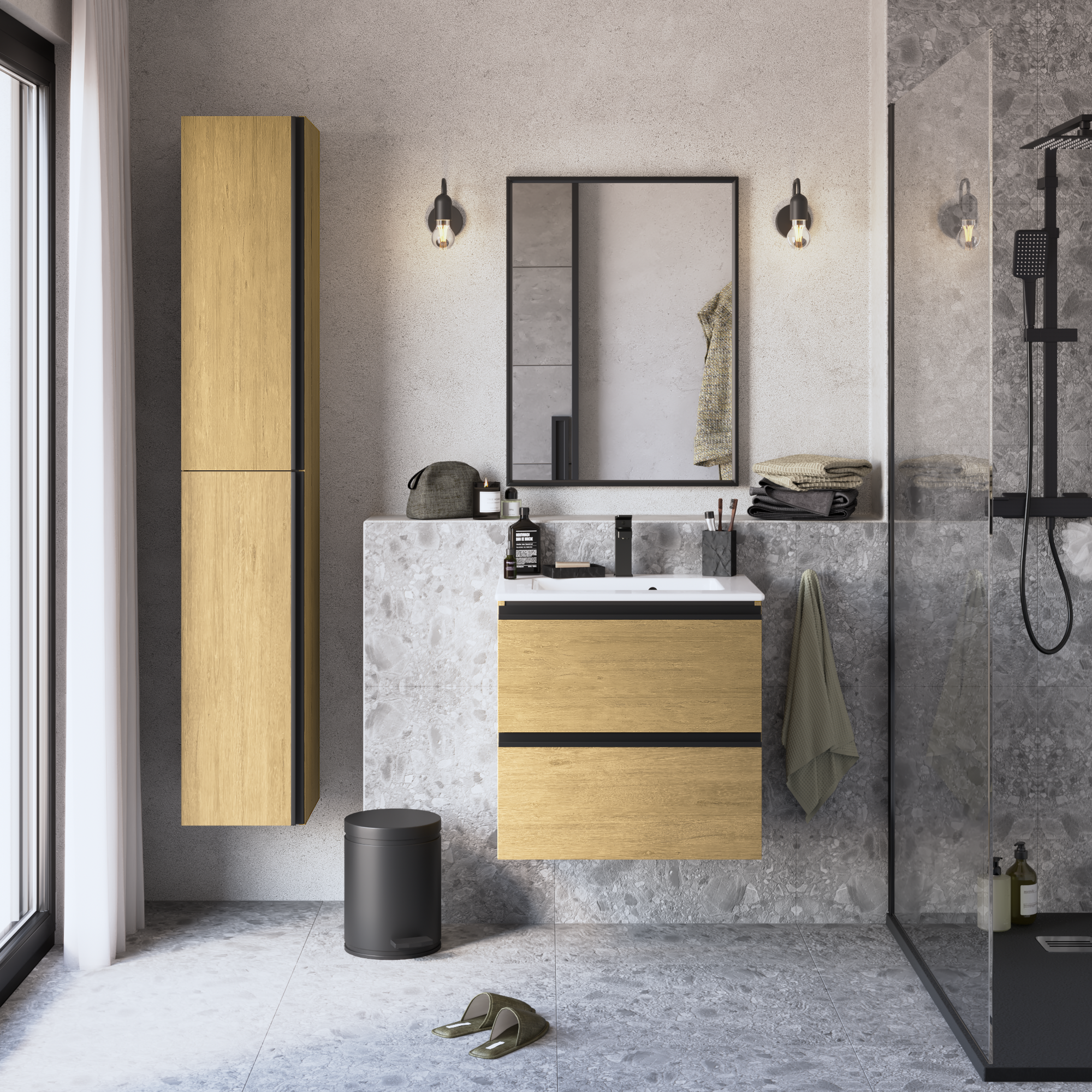 Lustro bez oświetlenia Studio 60 x 80 Sensea - 11