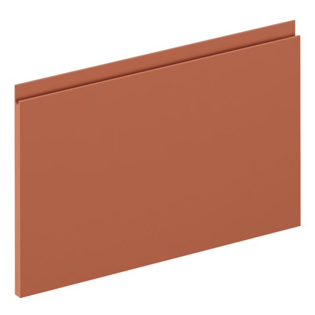 Façade de tiroir de cuisine Tokyo terracotta mat H.38.1 x l.59.7 cm