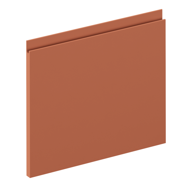 Façade de tiroir de cuisine Tokyo terracotta mat H.38.1 x l.44.7 cm