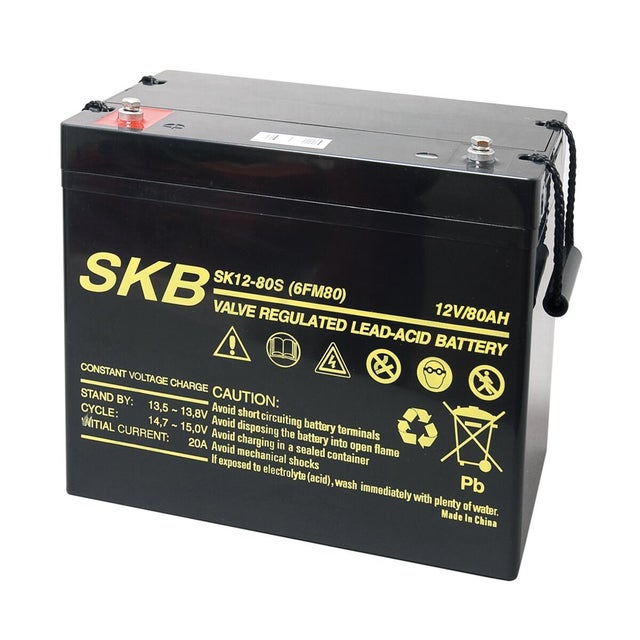 Batteria per accumulo energia solare 38.6480.07 12 V 80 Ah