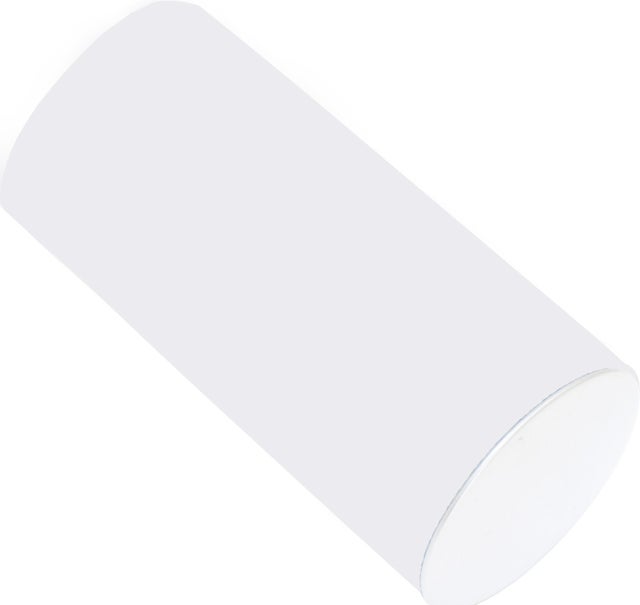 Remate recto de pasamanos de acero blanco
