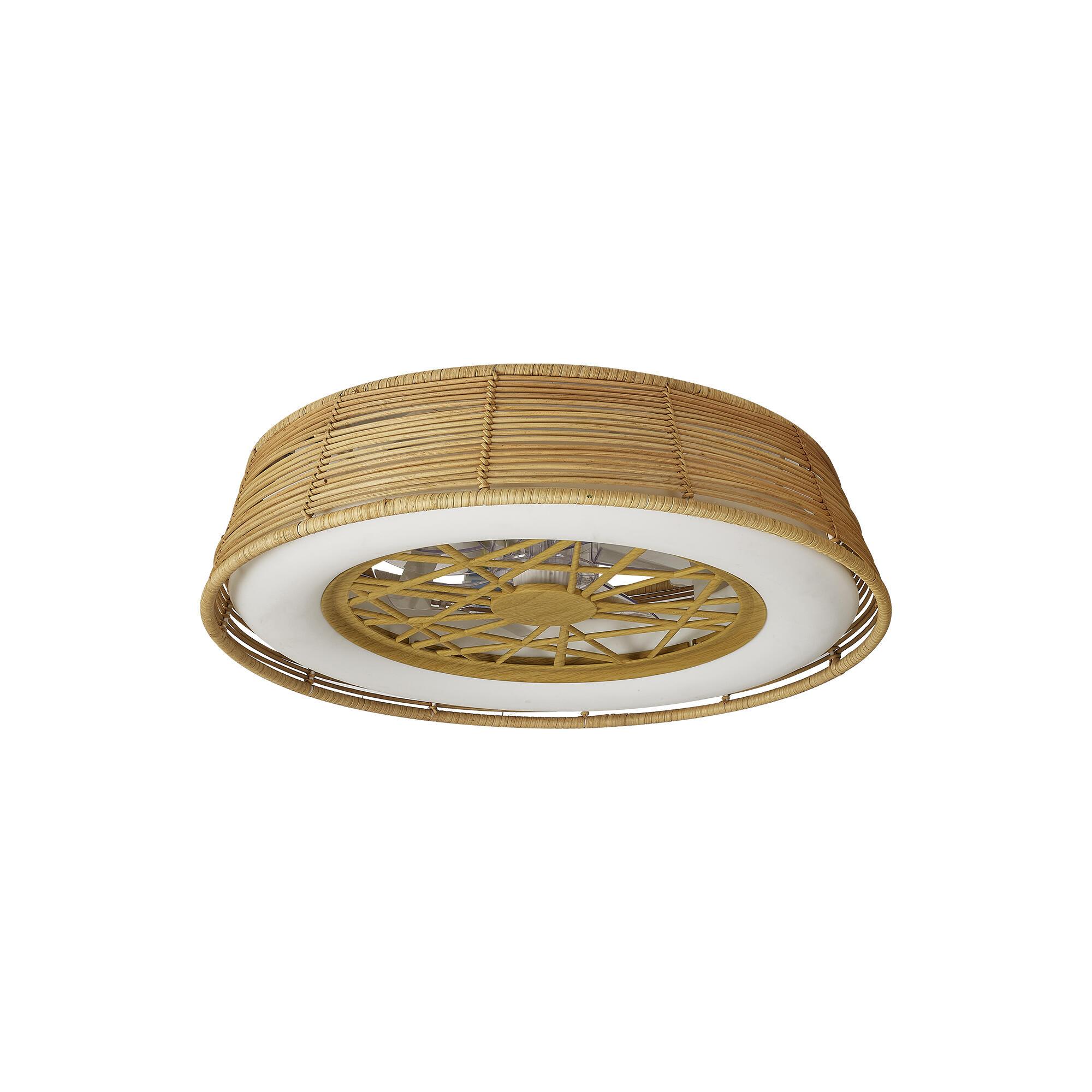 Ventilateur de plafond LED, Indonesia mini IP44, 56 cm, MANTRA, bois - 5
