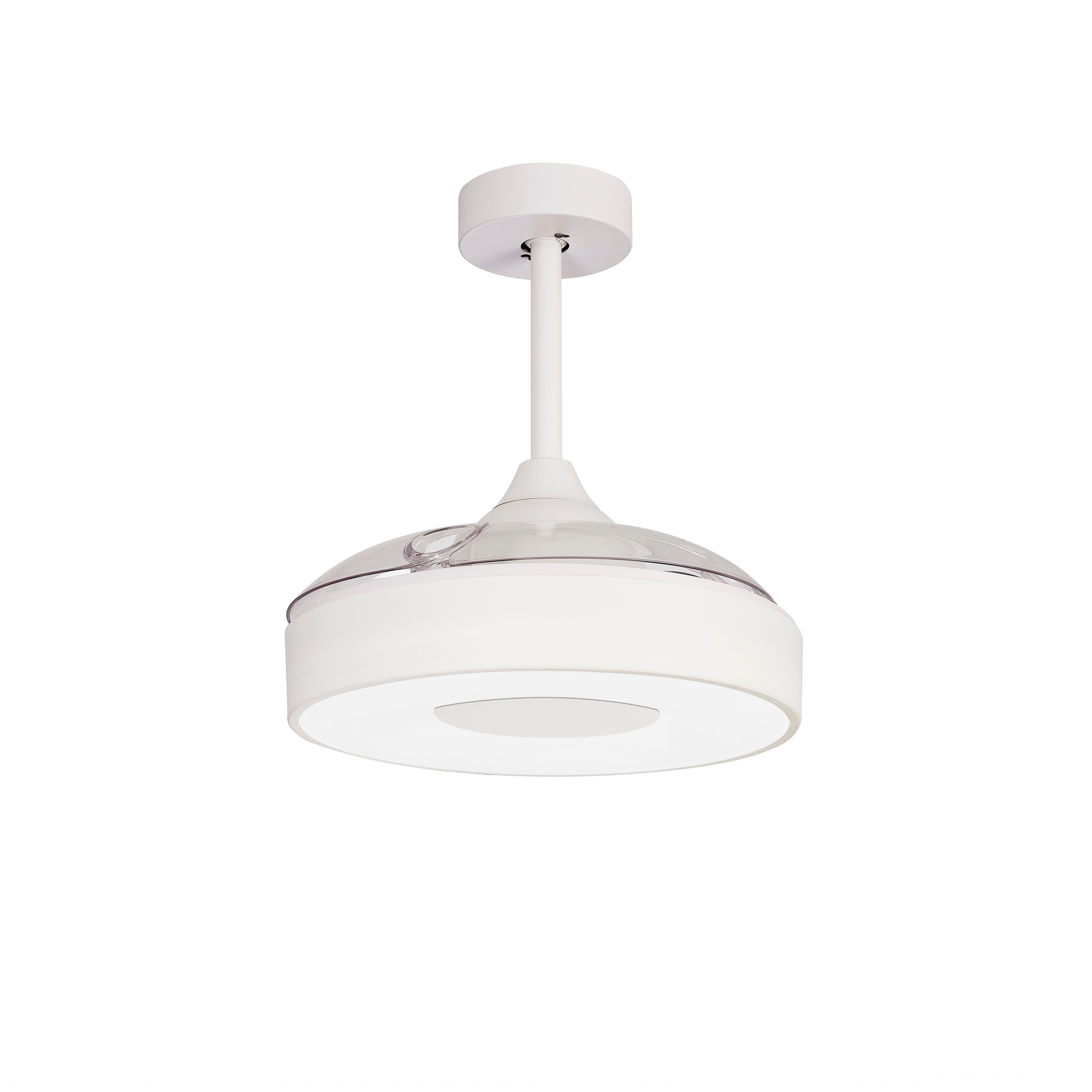 Ventilateur de plafond LED, Coin mini, 90.7 cm, MANTRA, blanc - 5