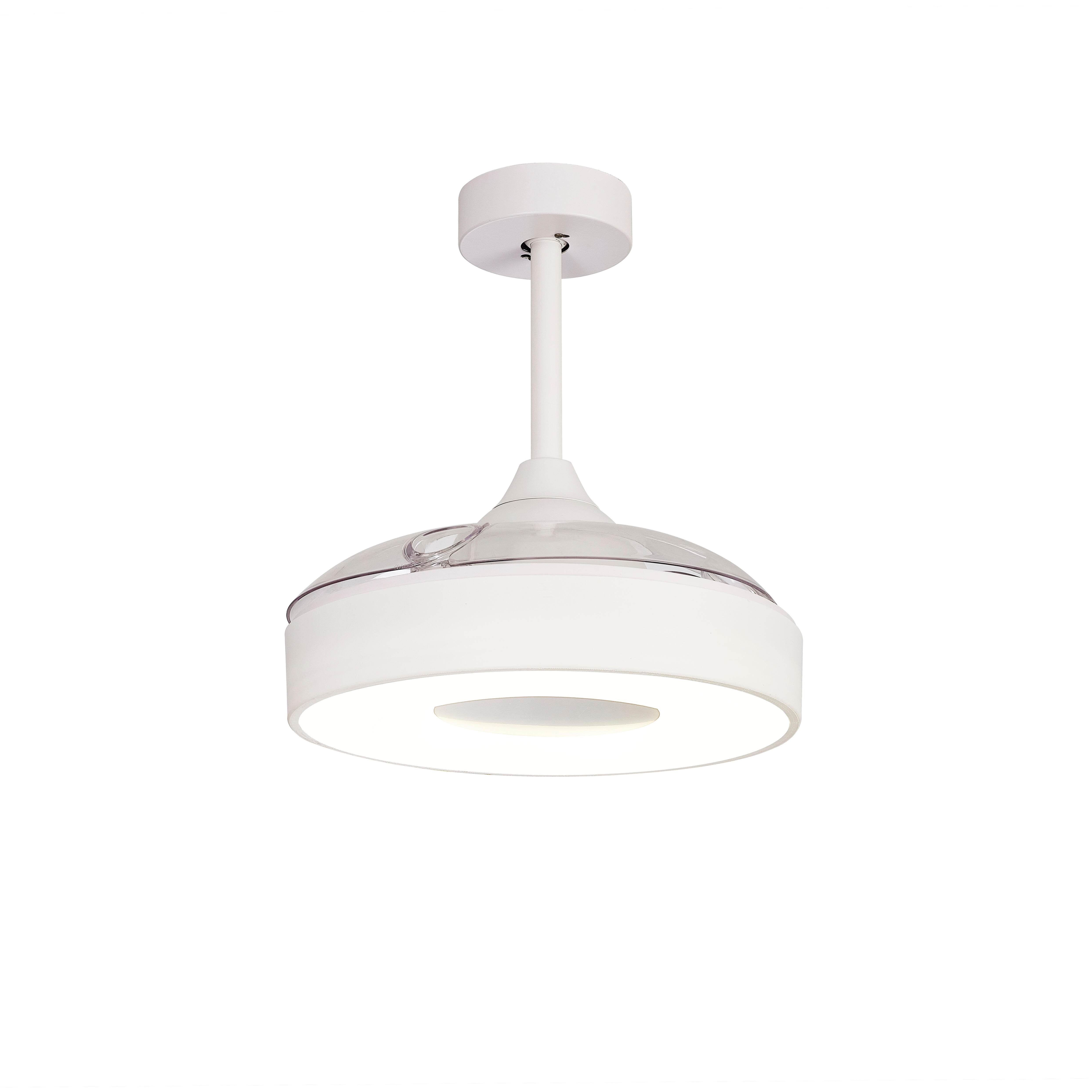 Ventilateur de plafond LED, Coin mini, 90.7 cm, MANTRA, blanc - 2