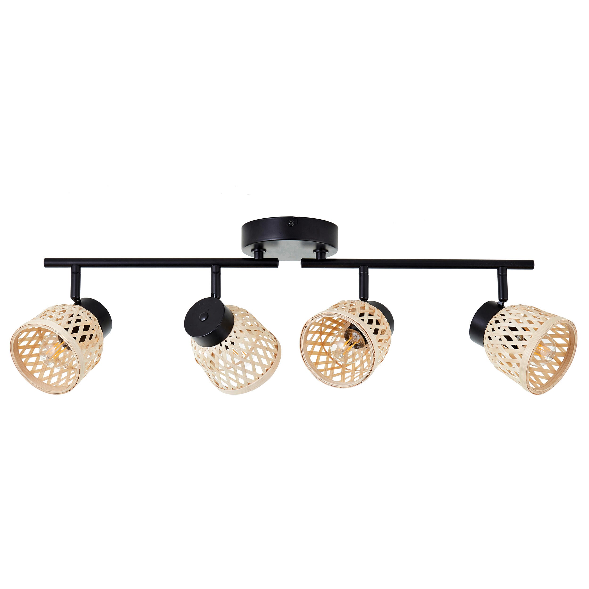 Candeeiro de teto INSPIRE NINON E14 4 LUZES D10.5CM PRETO - 26