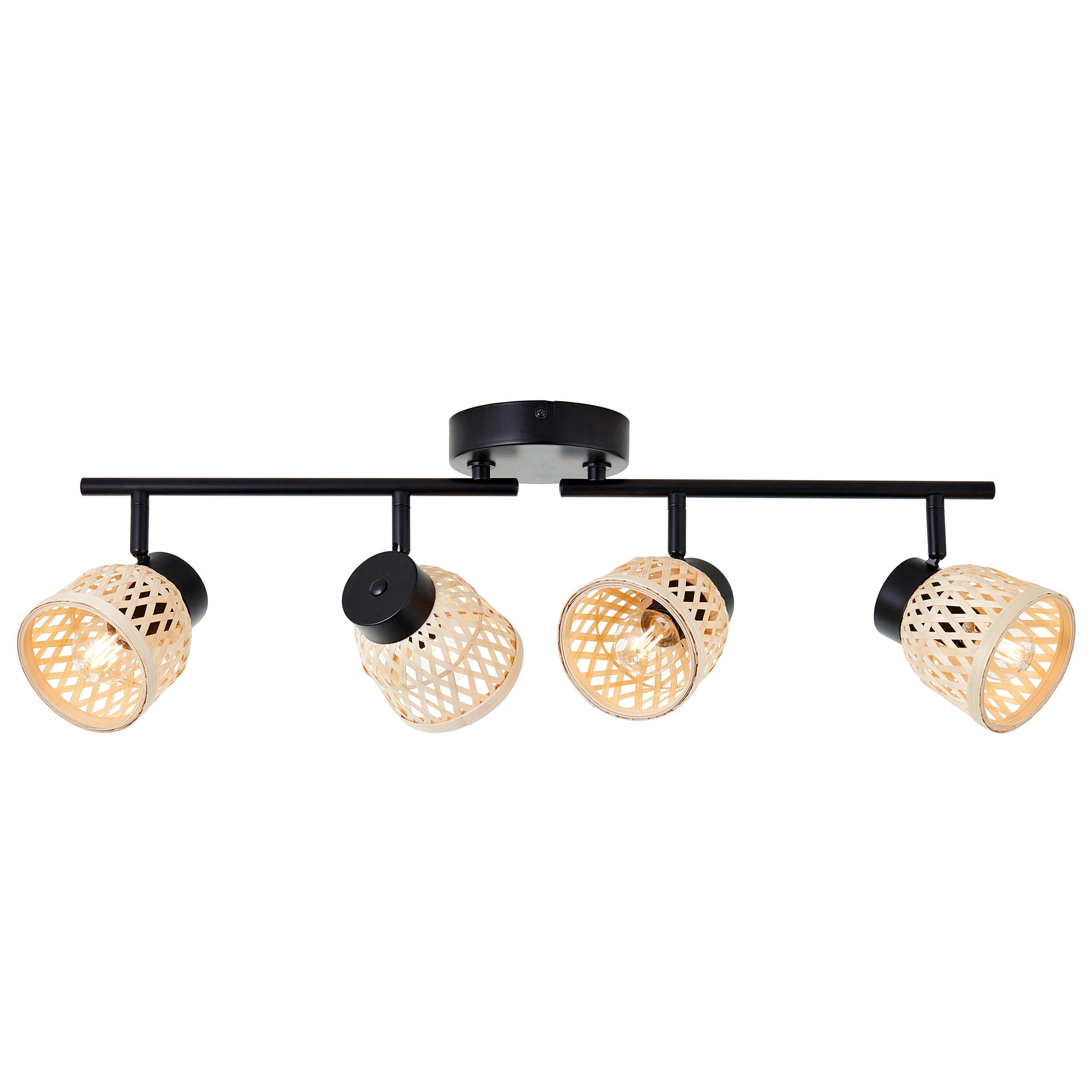 Candeeiro de teto INSPIRE NINON E14 4 LUZES D10.5CM PRETO - 25