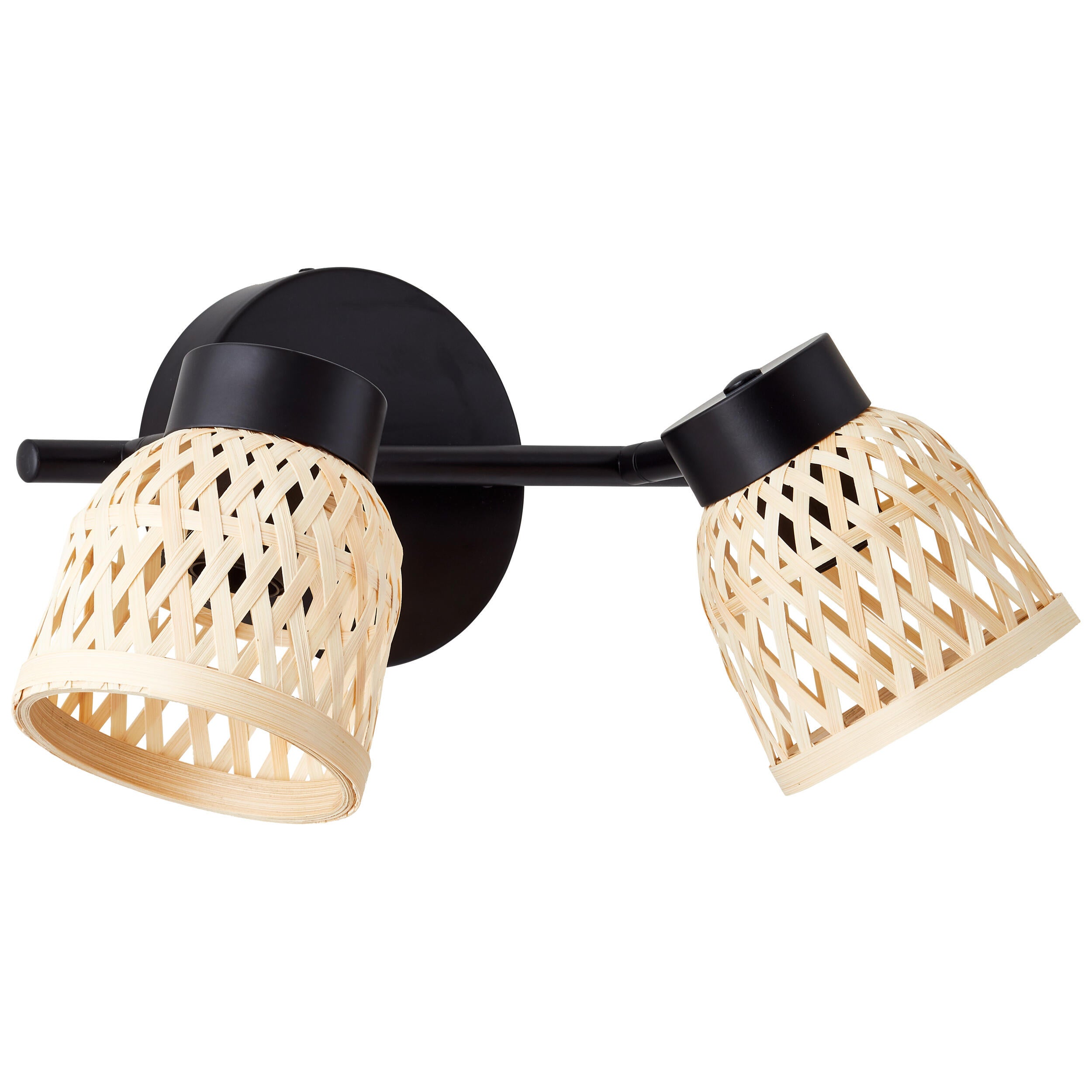 Candeeiro de teto INSPIRE NINON E14 2 LUZES D10.5CM PRETO - 33