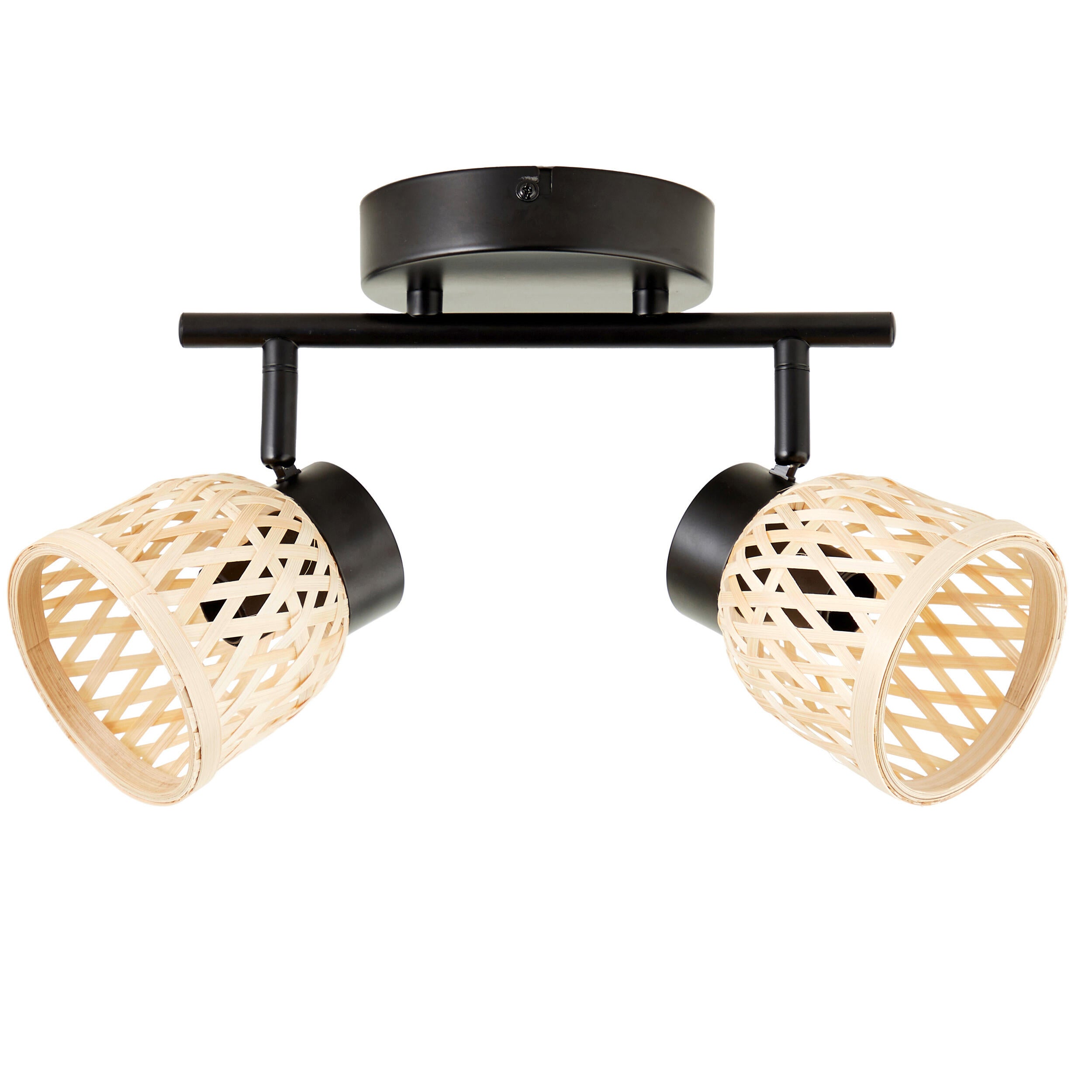 Candeeiro de teto INSPIRE NINON E14 2 LUZES D10.5CM PRETO - 30