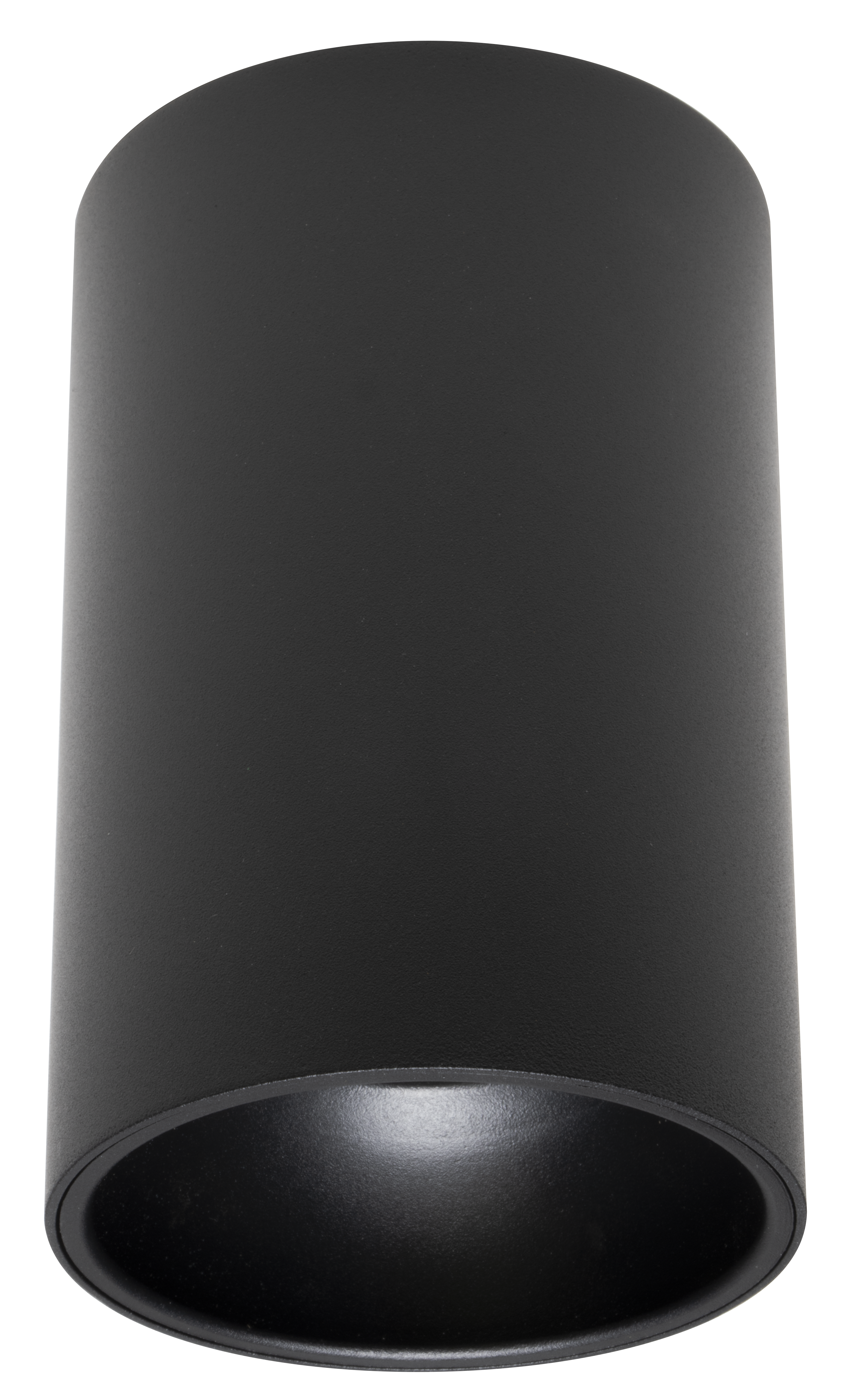 Alverlamp  Downlight De Superficie Cilíndrico Pintado Compatible Con Bombilla Gu10 Ø9 Cm Ip20, Foco De Superficie Para Techos Negro , Leroy Merlin