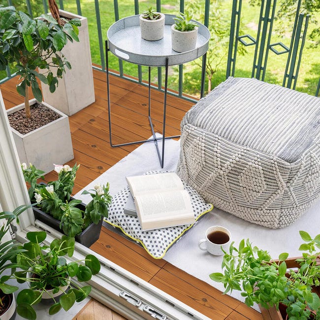 Pavimento Legno Thermowood Per Esterni Onlywood - Piastrelle Ad Incastro 40x40x4,5 Cm, Posa Facile Fai Da Te - Foto 5