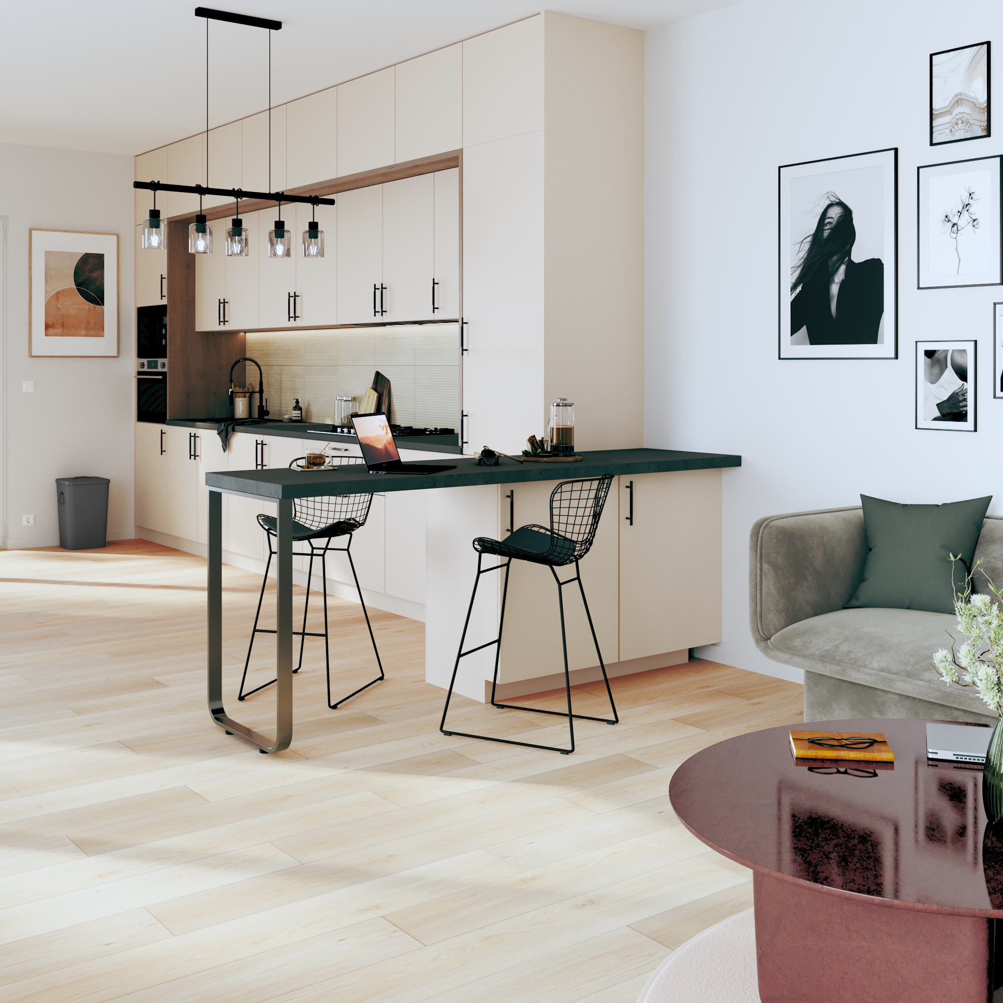 Front/zaślepka boczna FFS60/215 Vienne lniany Delinia iD - 7