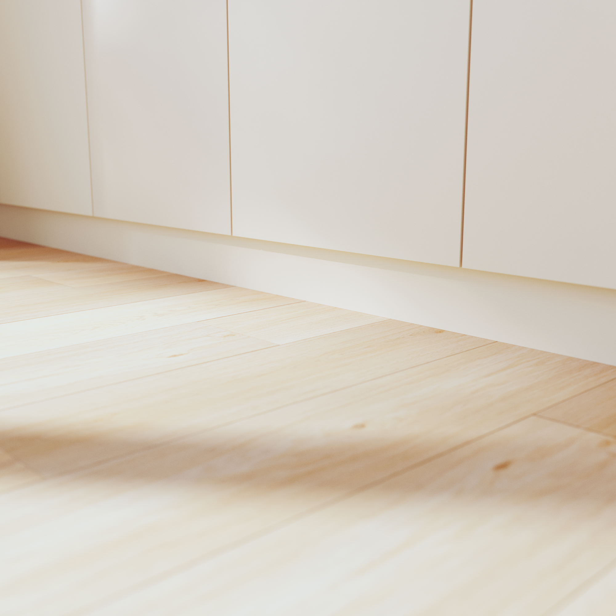 Plinthe de cuisine Vienne, lin, H.15 cm x L.2.4 m x Ep.13 mm Délinia ID - 2