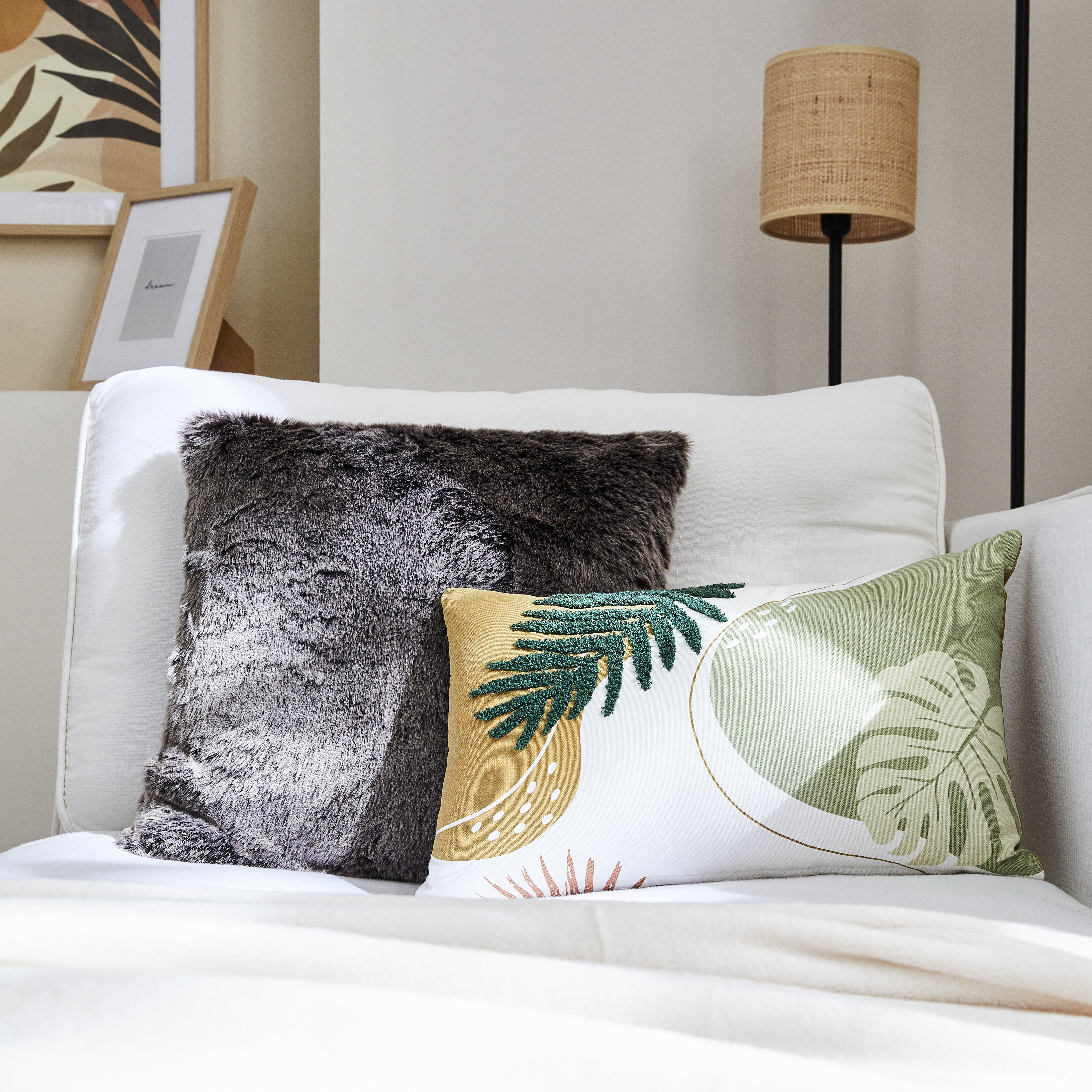 Coussin Lohem, multicouleur l.30 x H.50 cm INSPIRE - 3