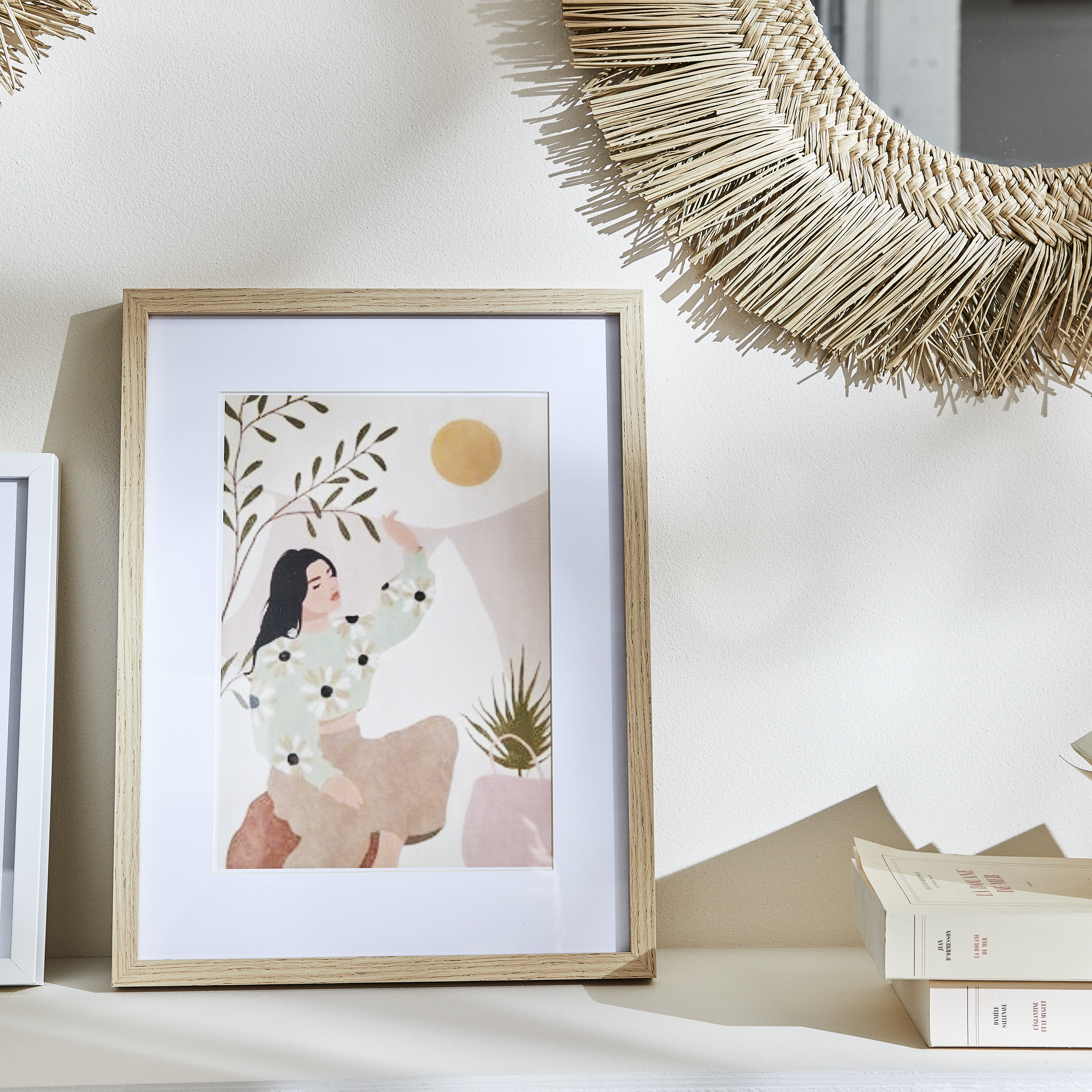 Cadre Milo, 21 x 29.7 cm chêne clair, INSPIRE - 2