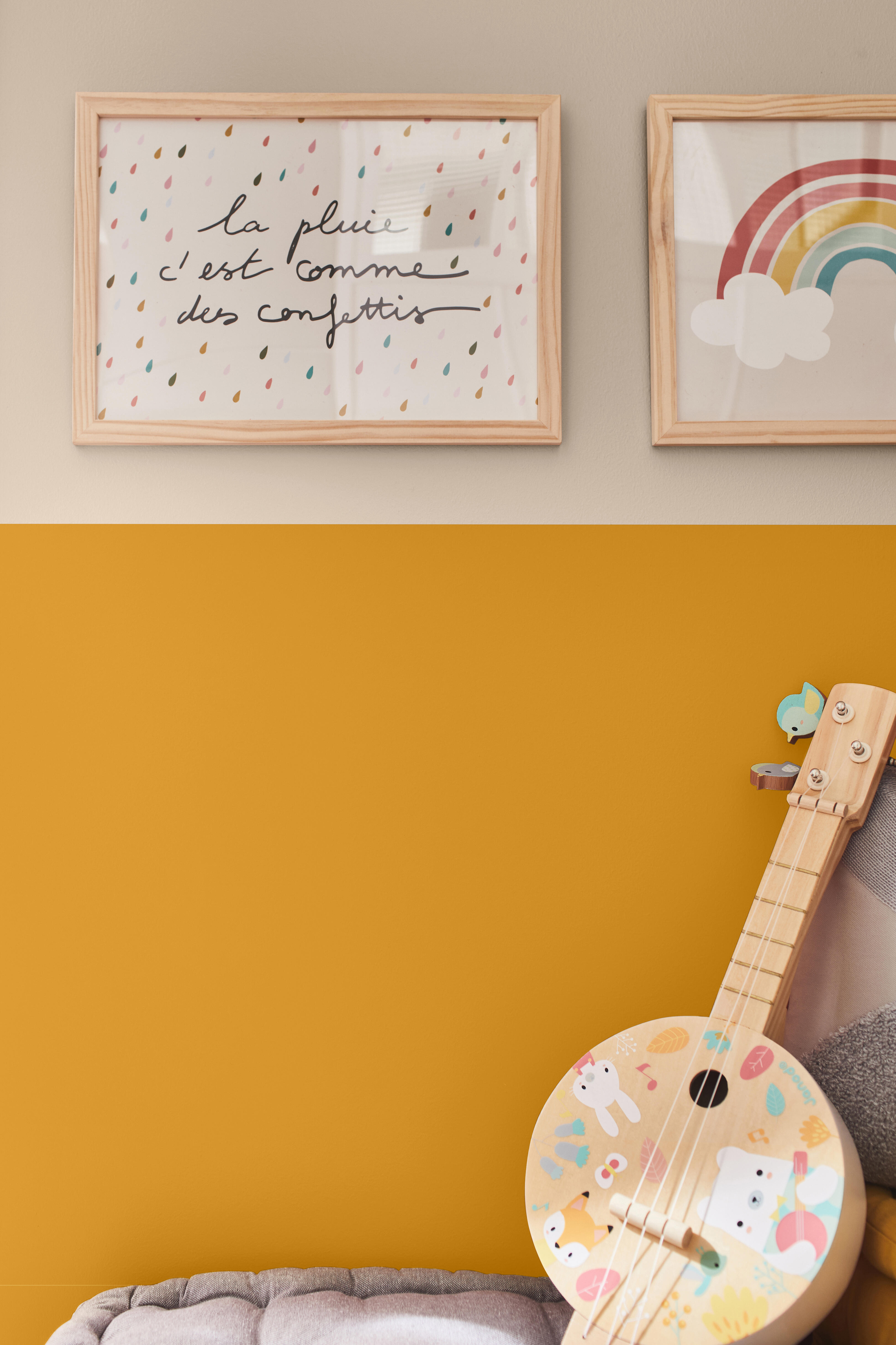 Pittura per interni per parete e soffitto lavabile, LUXENS murale giallo solemio 1 opaco, 2.5 L - 5