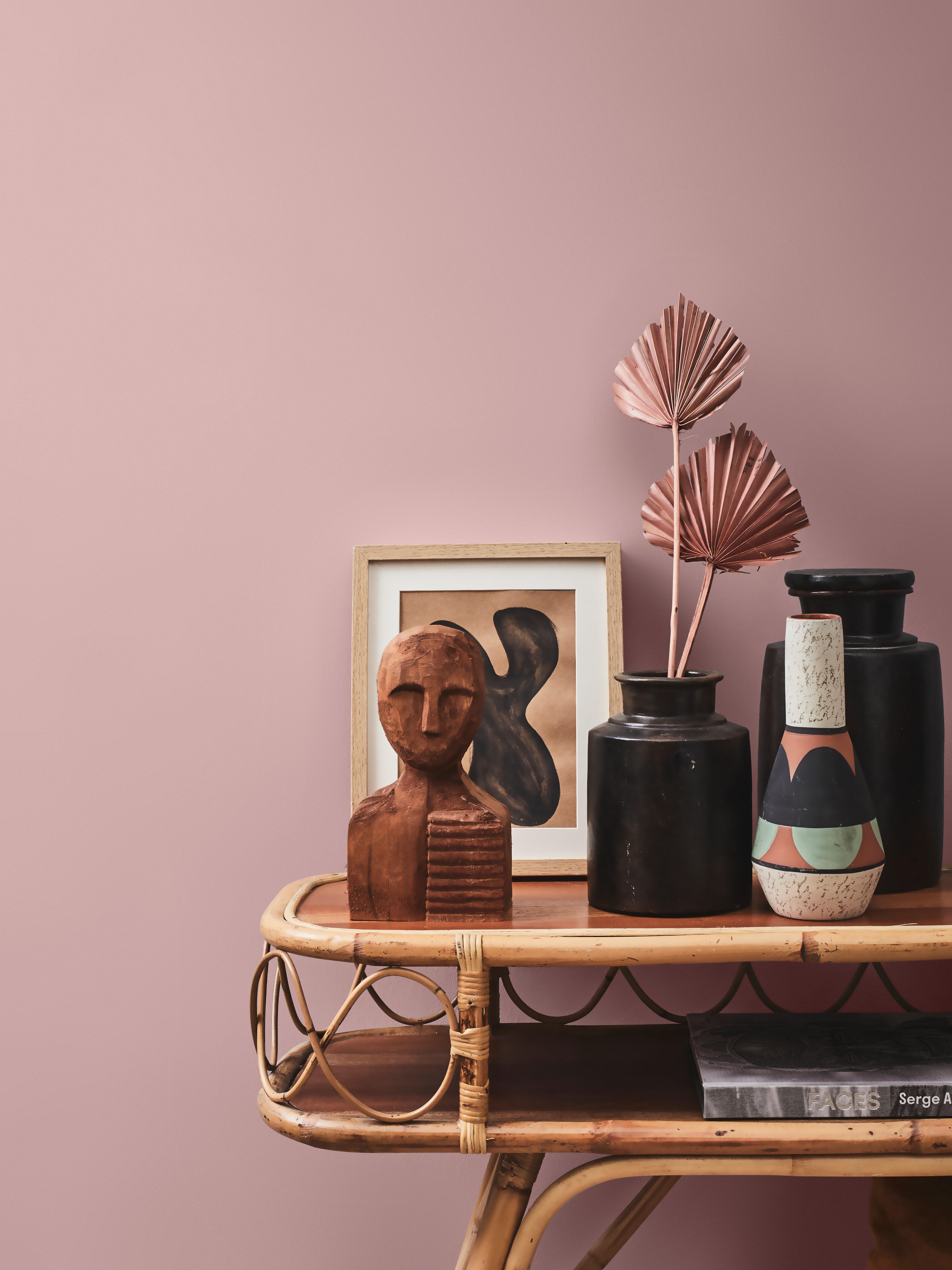 Pittura per interni per parete e soffitto lavabile, LUXENS murale rosa kiss 5 opaco, 1 L - 3