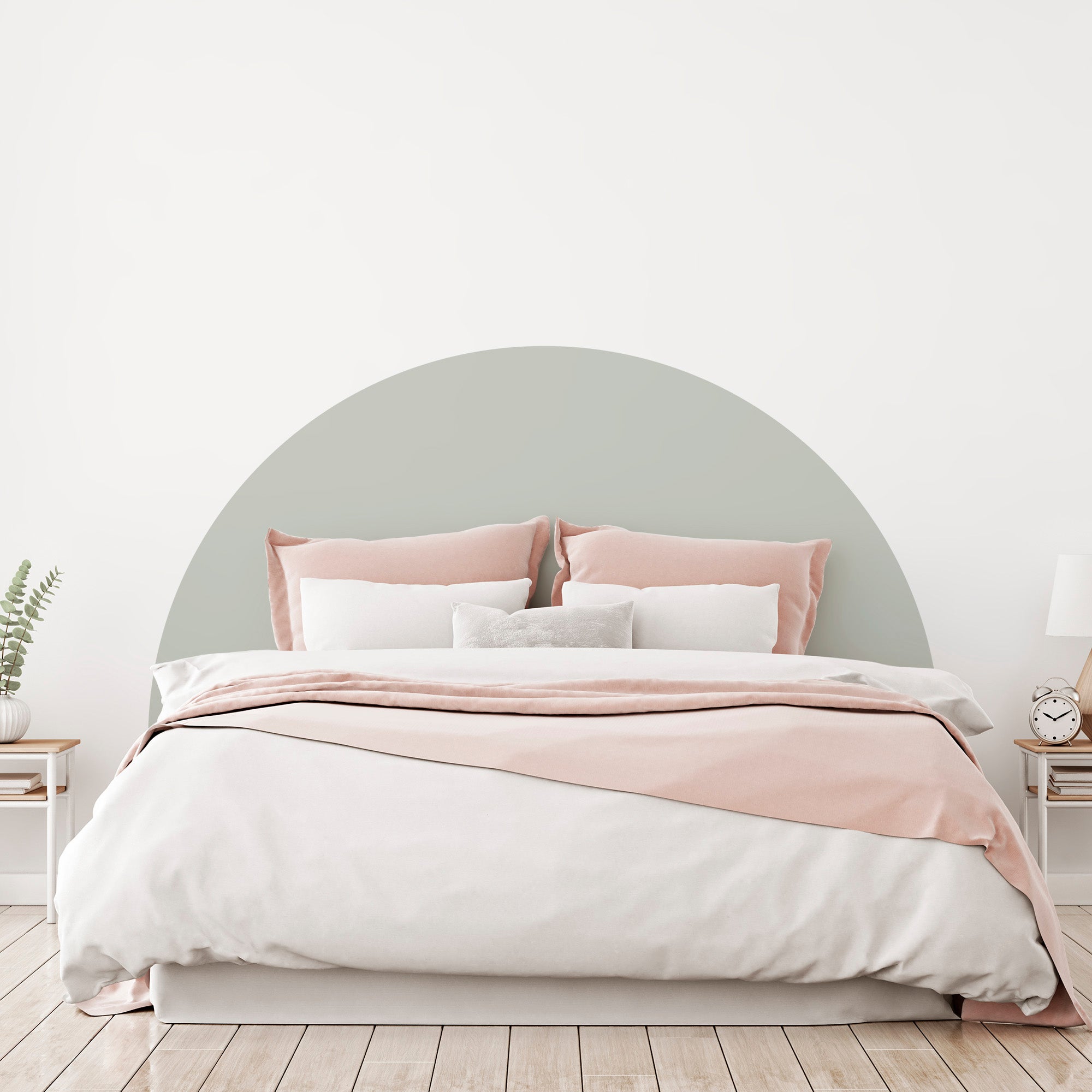 Arco pintado autoadhesivo verde agua 200x132cm