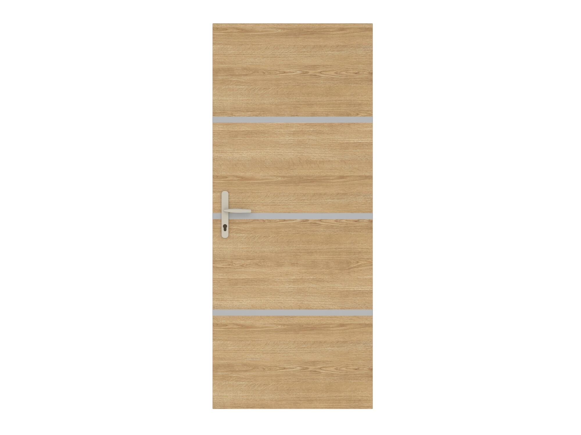 Kit rénovation porte chêne naturel, 85 cm x 50 cm | Leroy Merlin
