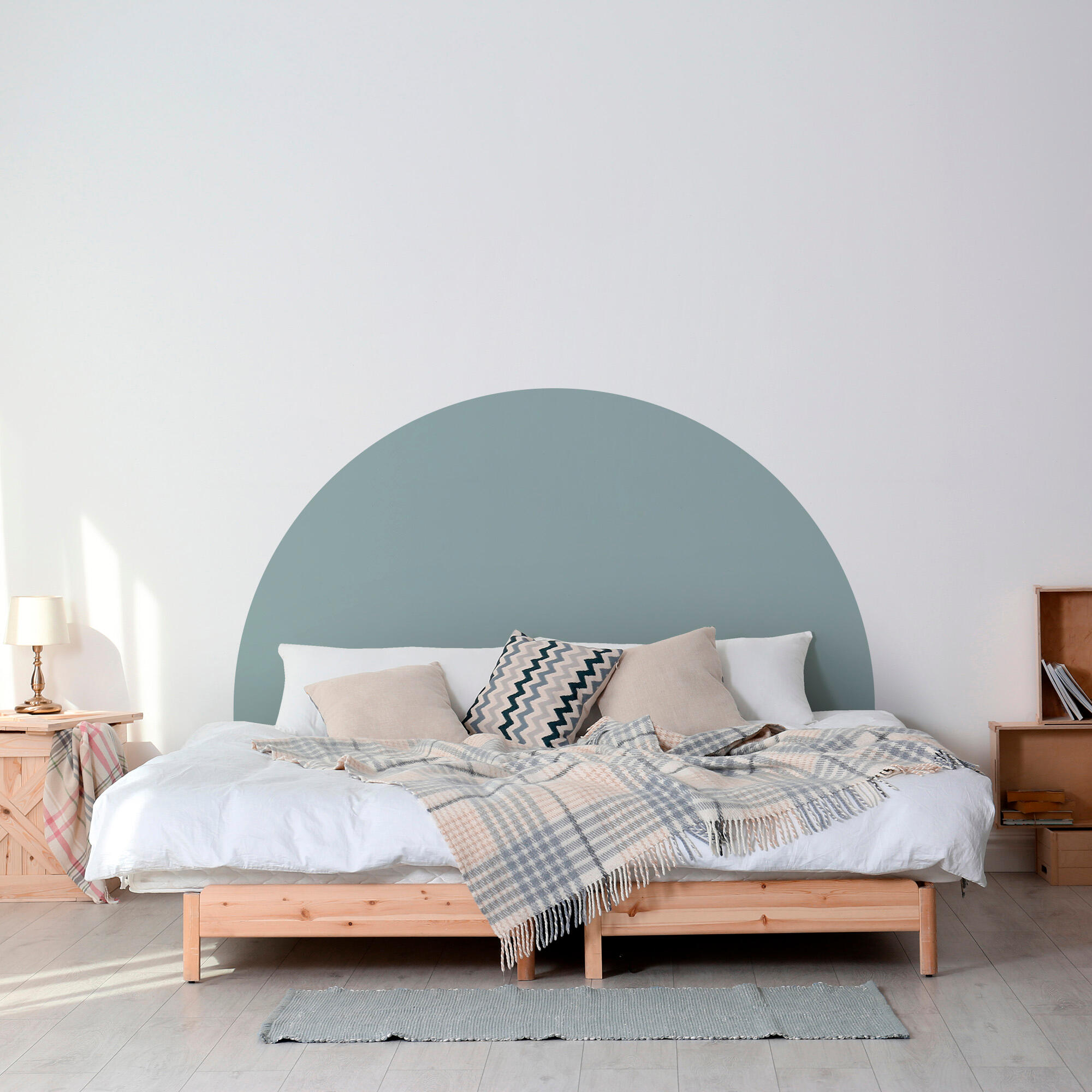 Arco pintado autoadhesivo azul prusia 170x132cm Leroy Merlin