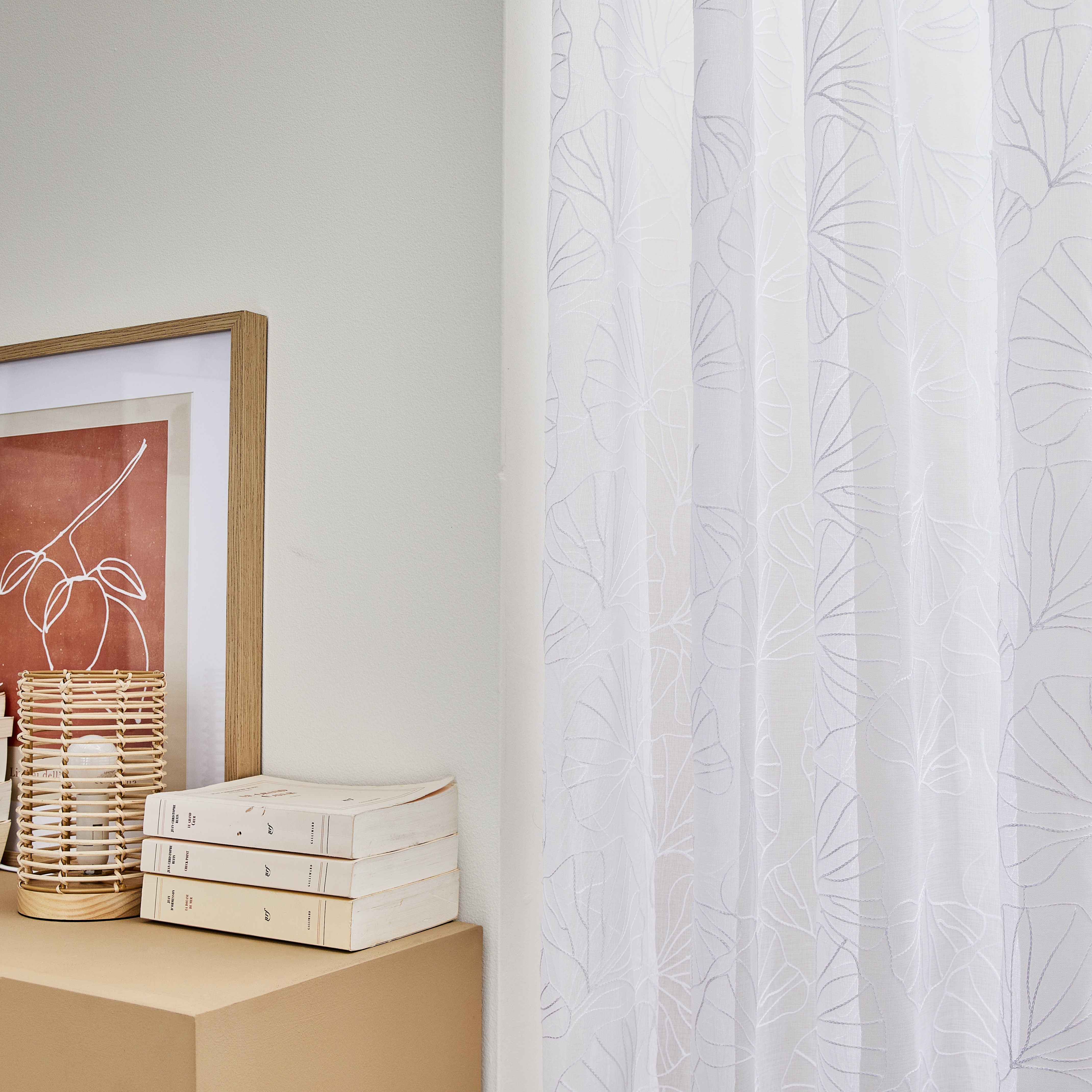 Lampa stołowa Poppy ratanowa E14 Inspire - 14