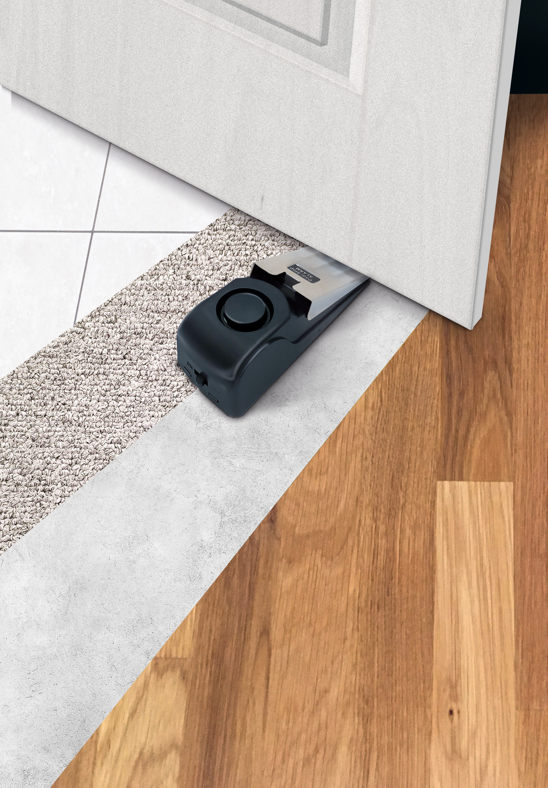 2 cales portes avec alarme VENTEO H.14 cm x 4.5 cm x 4 cm - 2