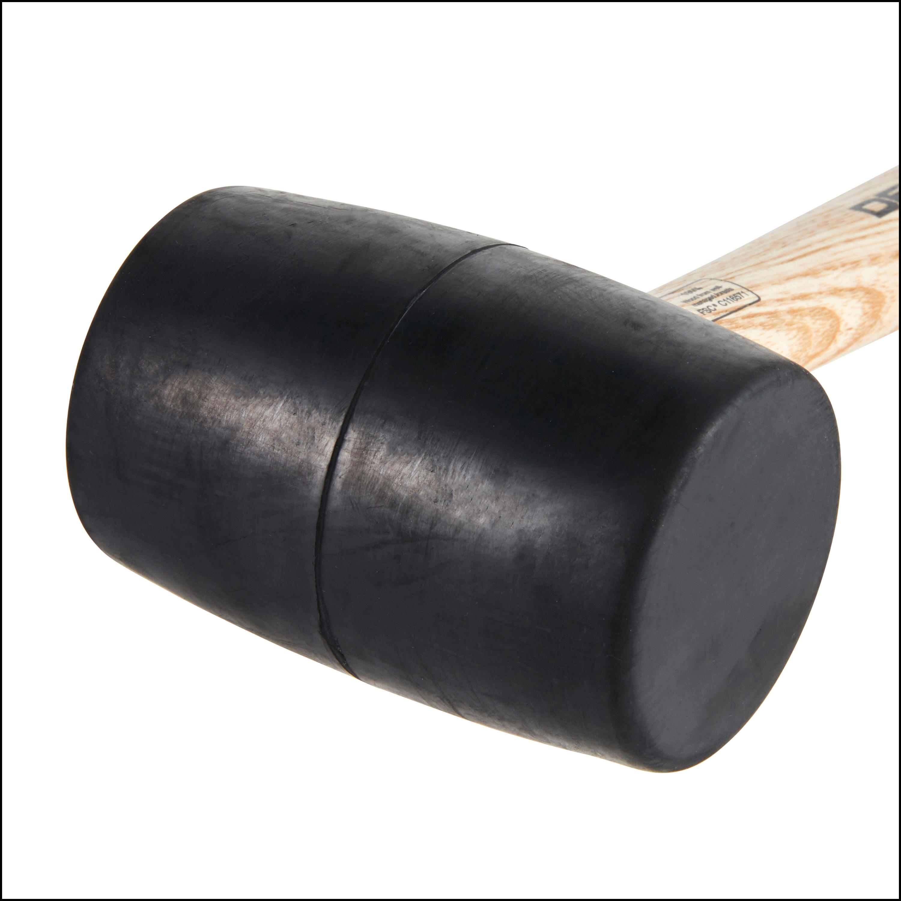 Maillet de carreleur caoutchouc noir, 0,45 kg DEXTER - 2