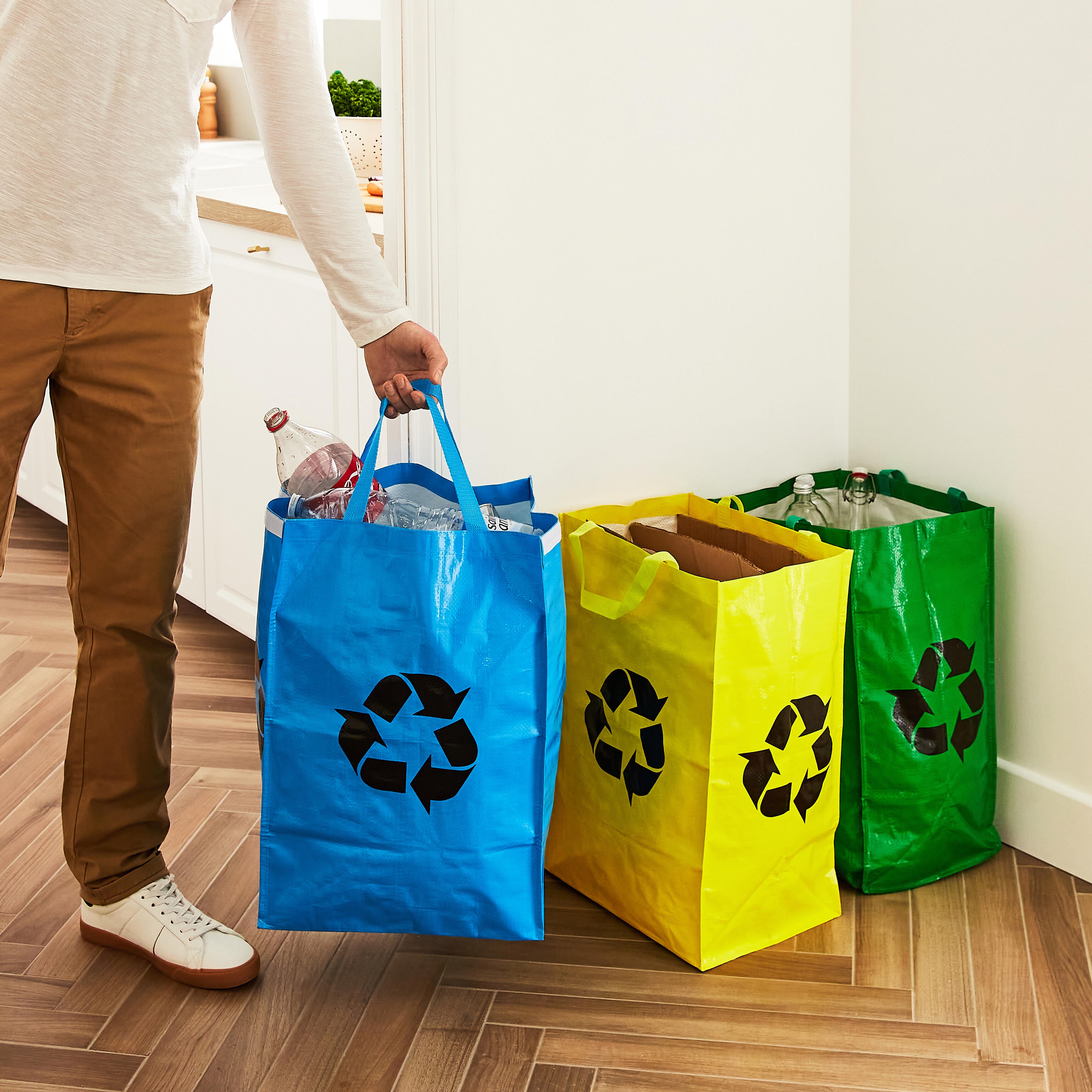 Conjunto de sacos DELINIA BASIC PVC 3X50L - 3