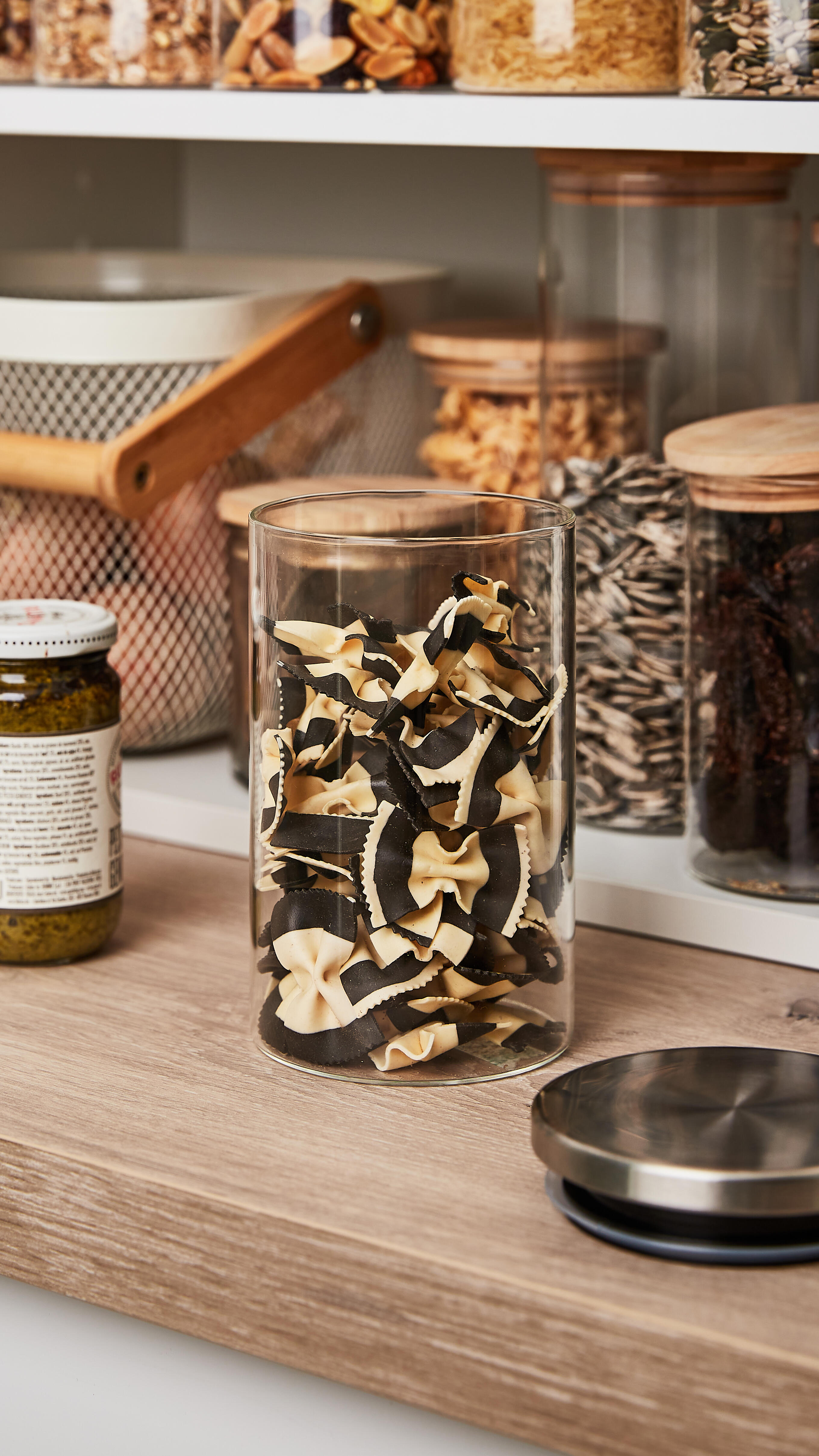 Bocal hermétique en verre et acier inoxydable, 0.86L DELINIA - 4