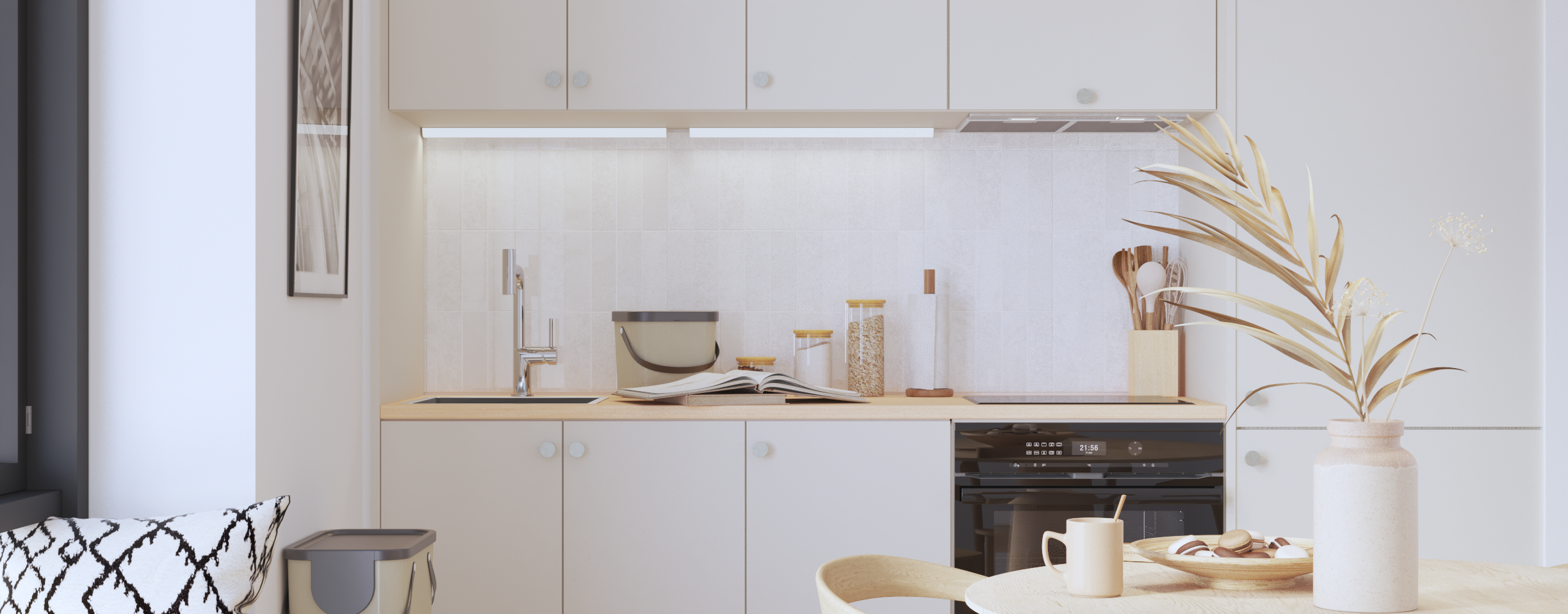 Front/zaślepka boczna FFS60/215 Vienne lniany Delinia iD - 10